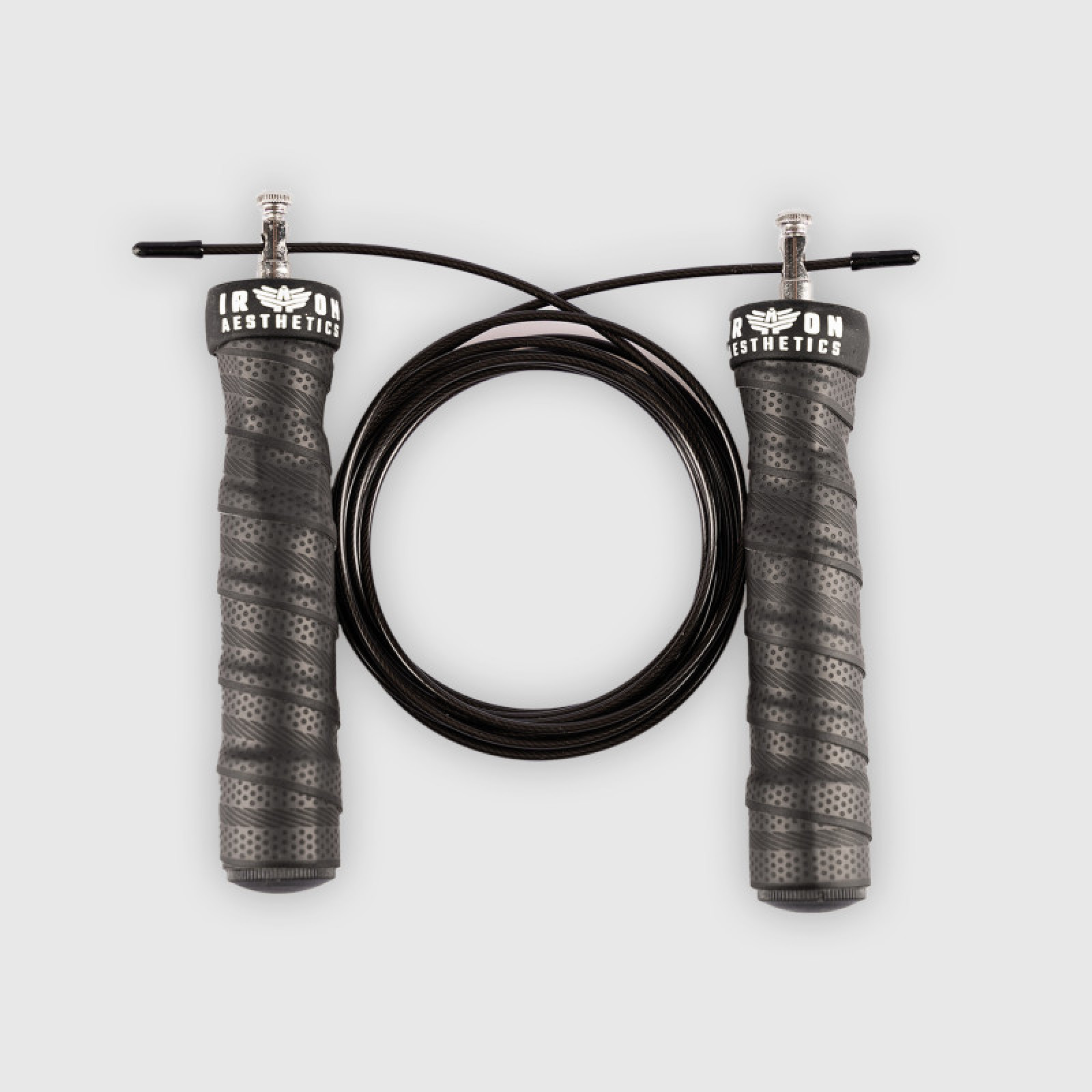 Švihadlo Iron Aesthetics Heavy Jump, čierne · záber 1