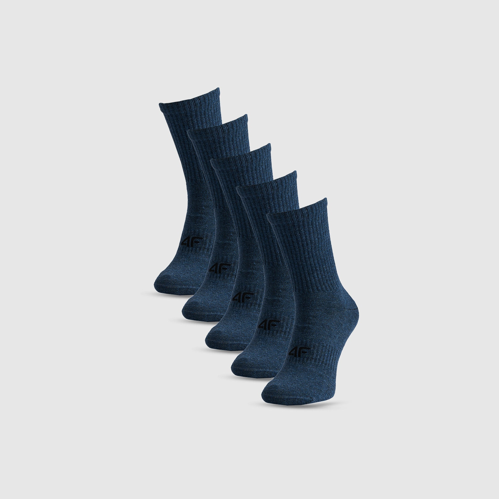 Ponožky dlhé (5-pack) pánske - tmavomodré · záber 1