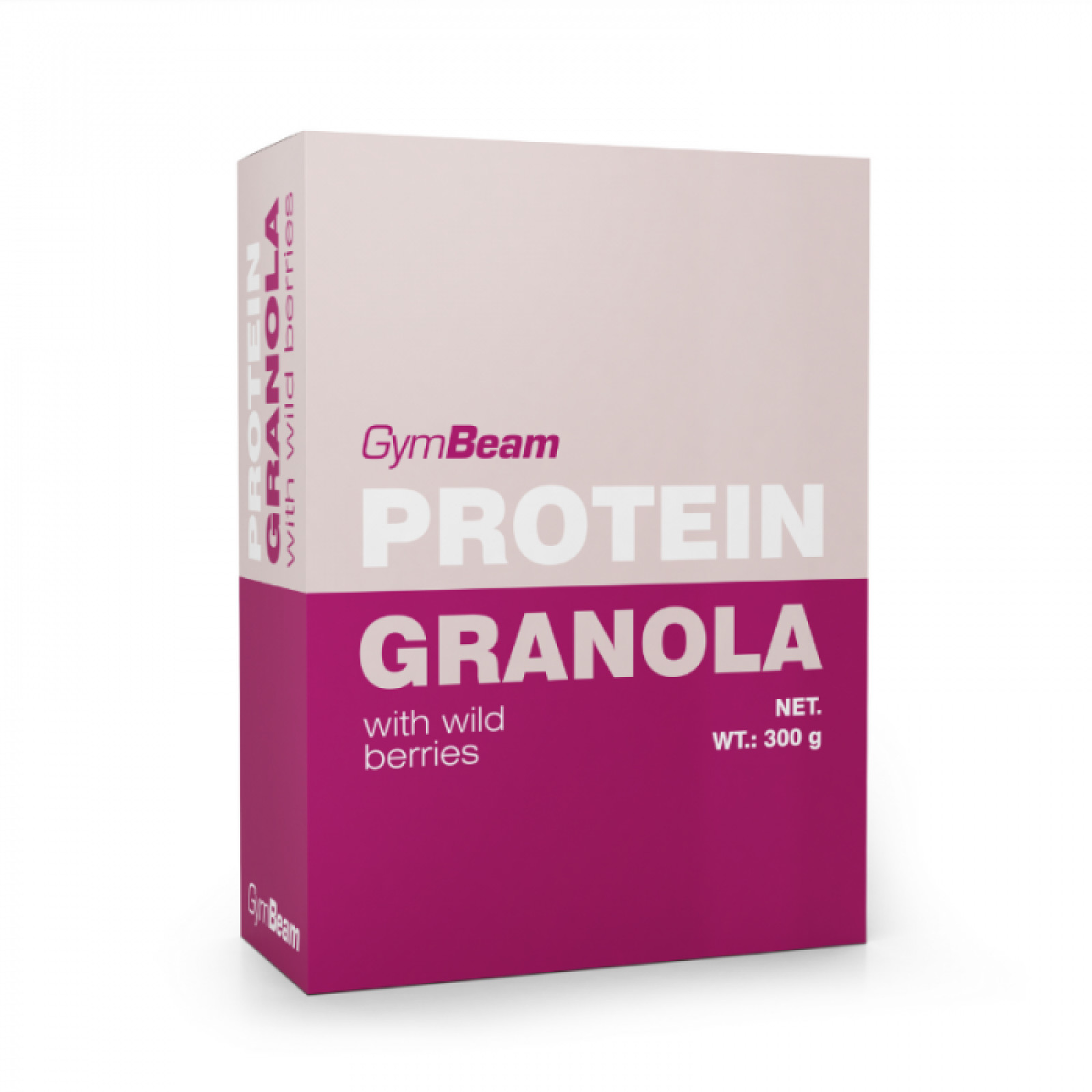 GymBeam Proteínová granola s lesným ovocím - Hmotnosť: 0,3 kg | Balenie: 5 · záber 1