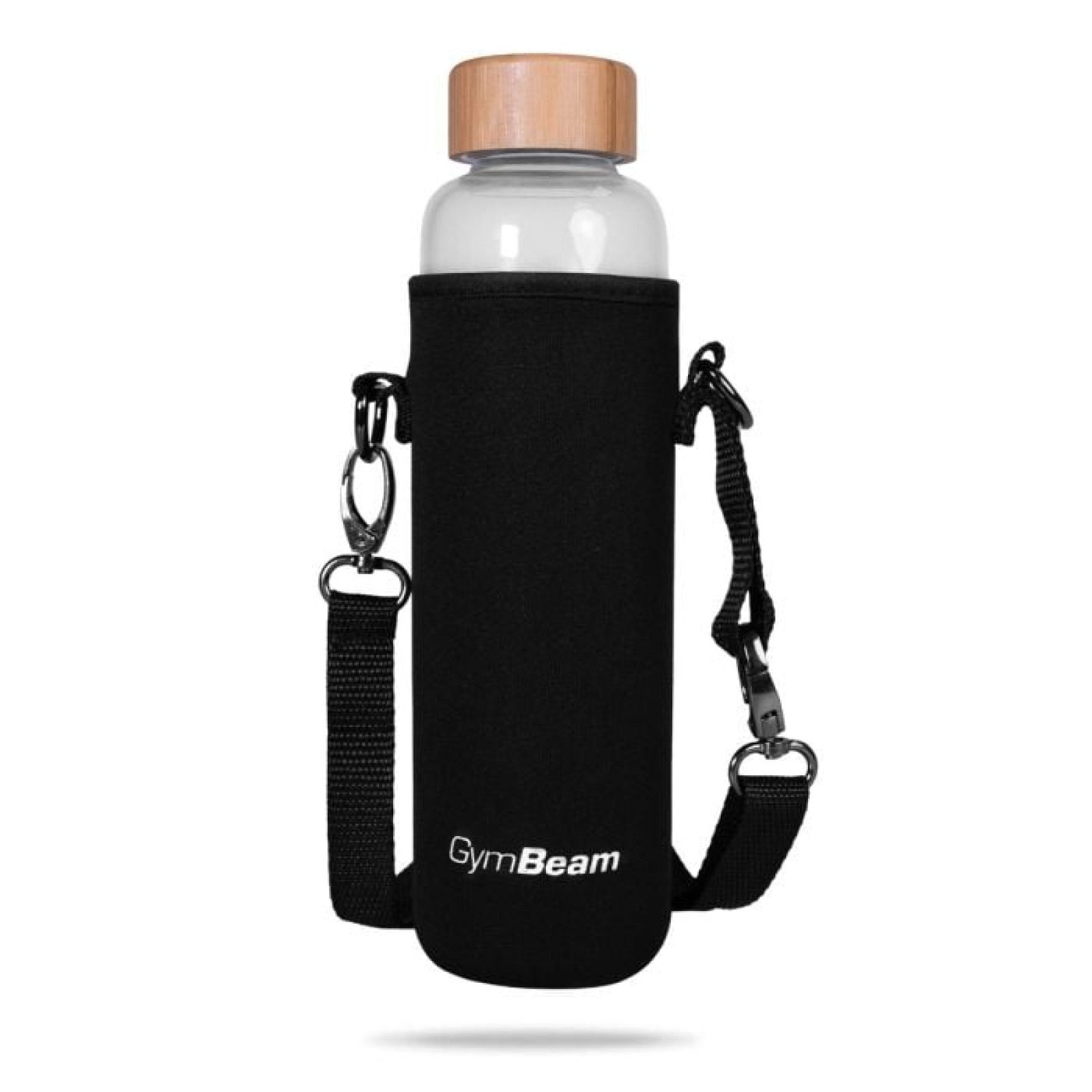 GymBeam Sklenená fľaša Bamboo 600 ml · záber 1