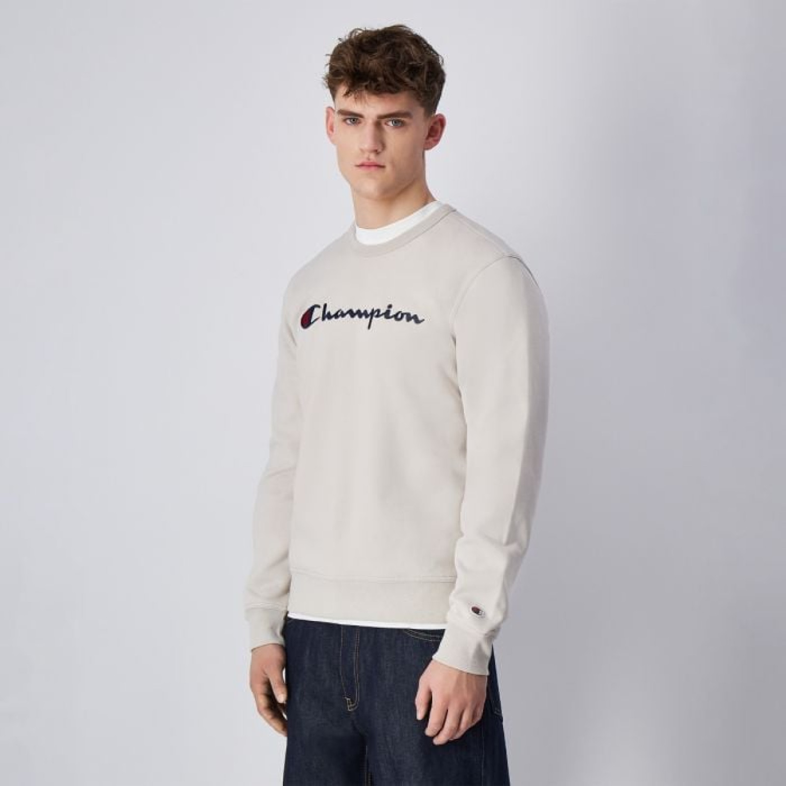 Champion Mikina Crewneck Grey LL · záber 1