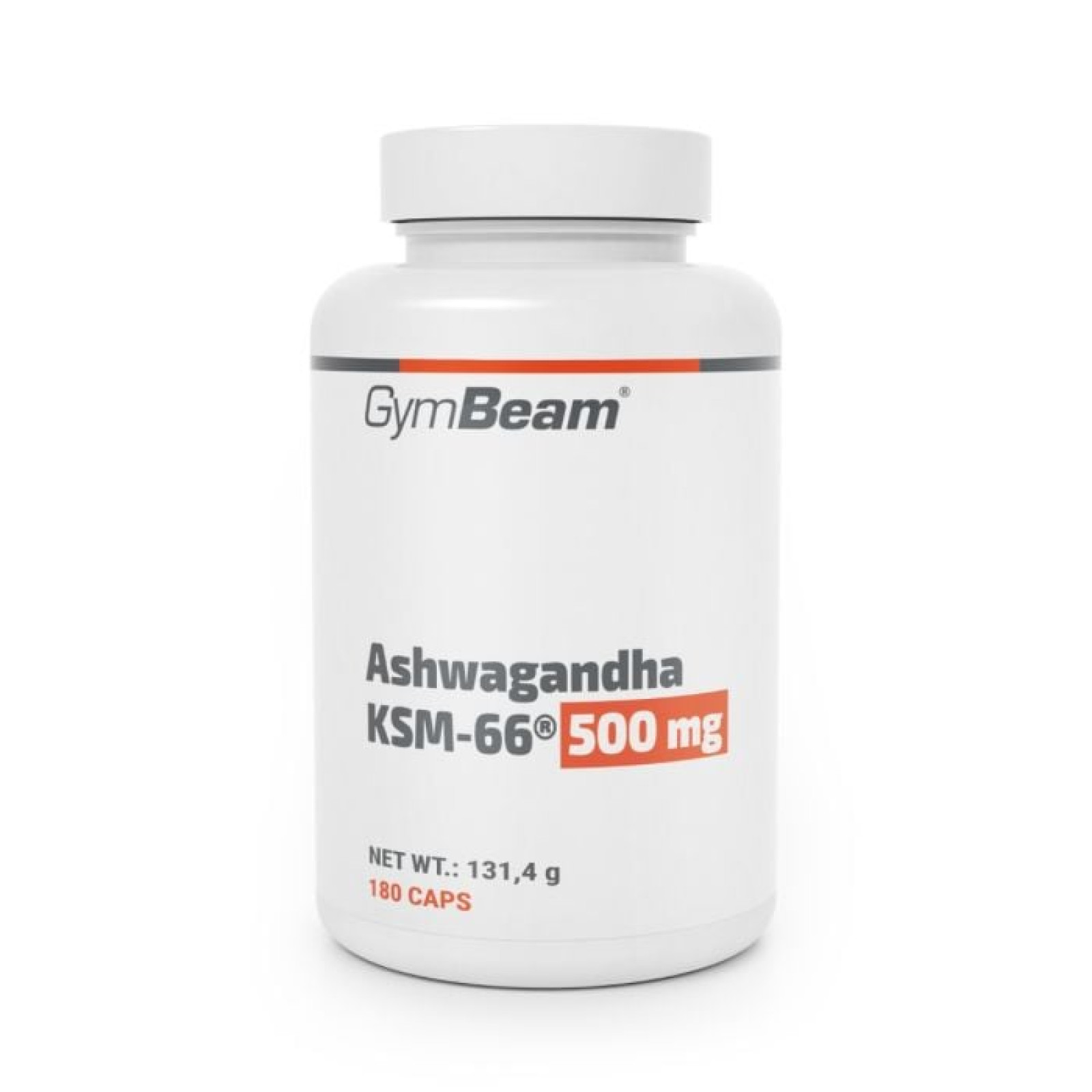 GymBeam Ashwagandha KSM-66® 500mg - Hmotnosť: 0,1314 kg | Balenie: 36 · záber 1