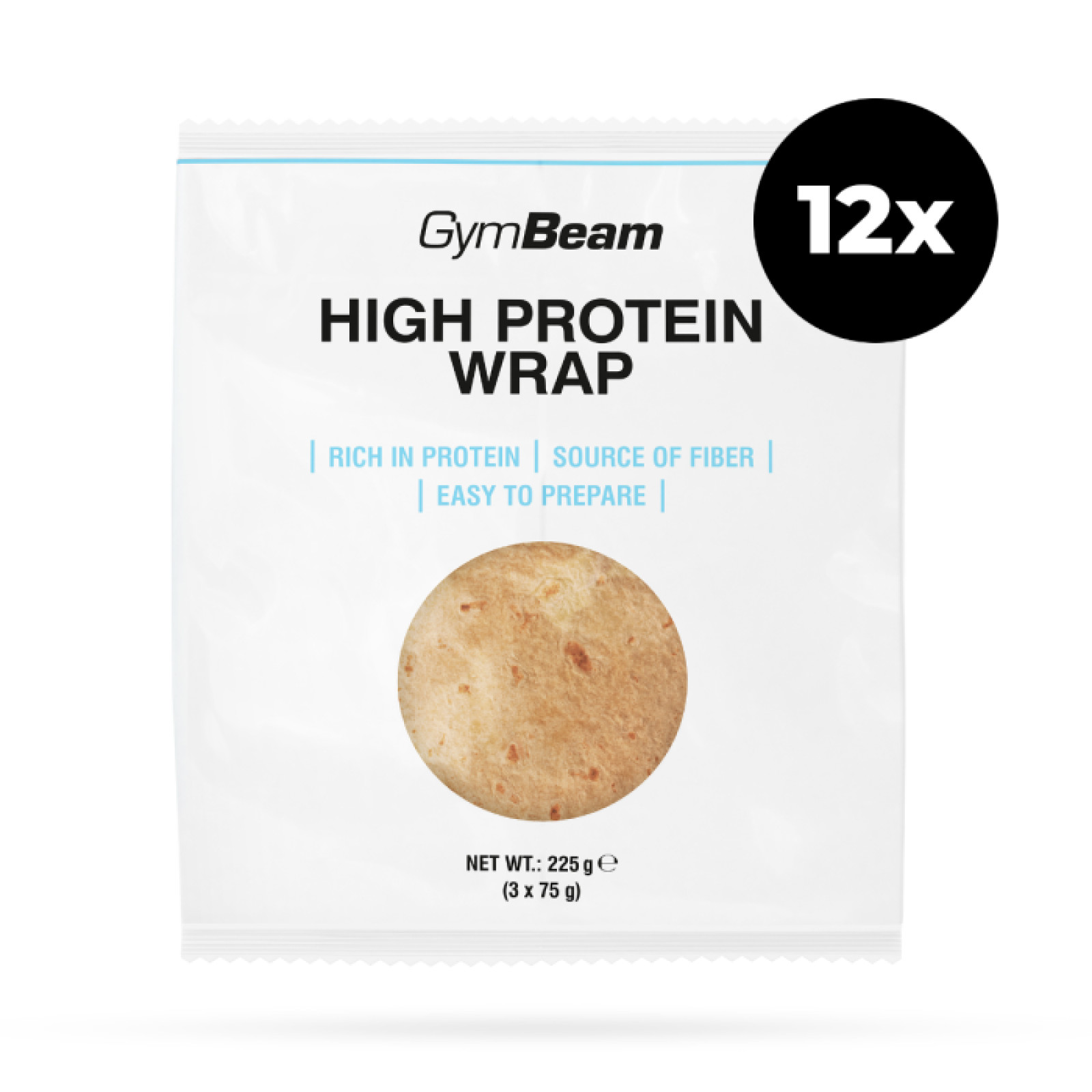 GymBeam Wrap s vysokým obsahom bielkovín - Hmotnosť: 2,7 kg | Balenie: 12 · záber 1