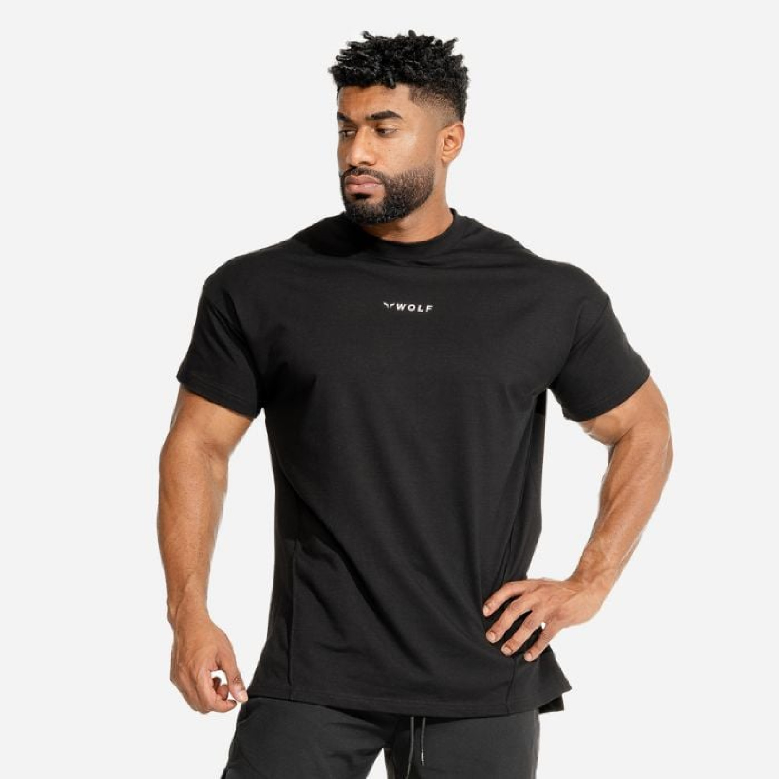 SQUATWOLF Tričko Bodybuilding Black S · záber 1