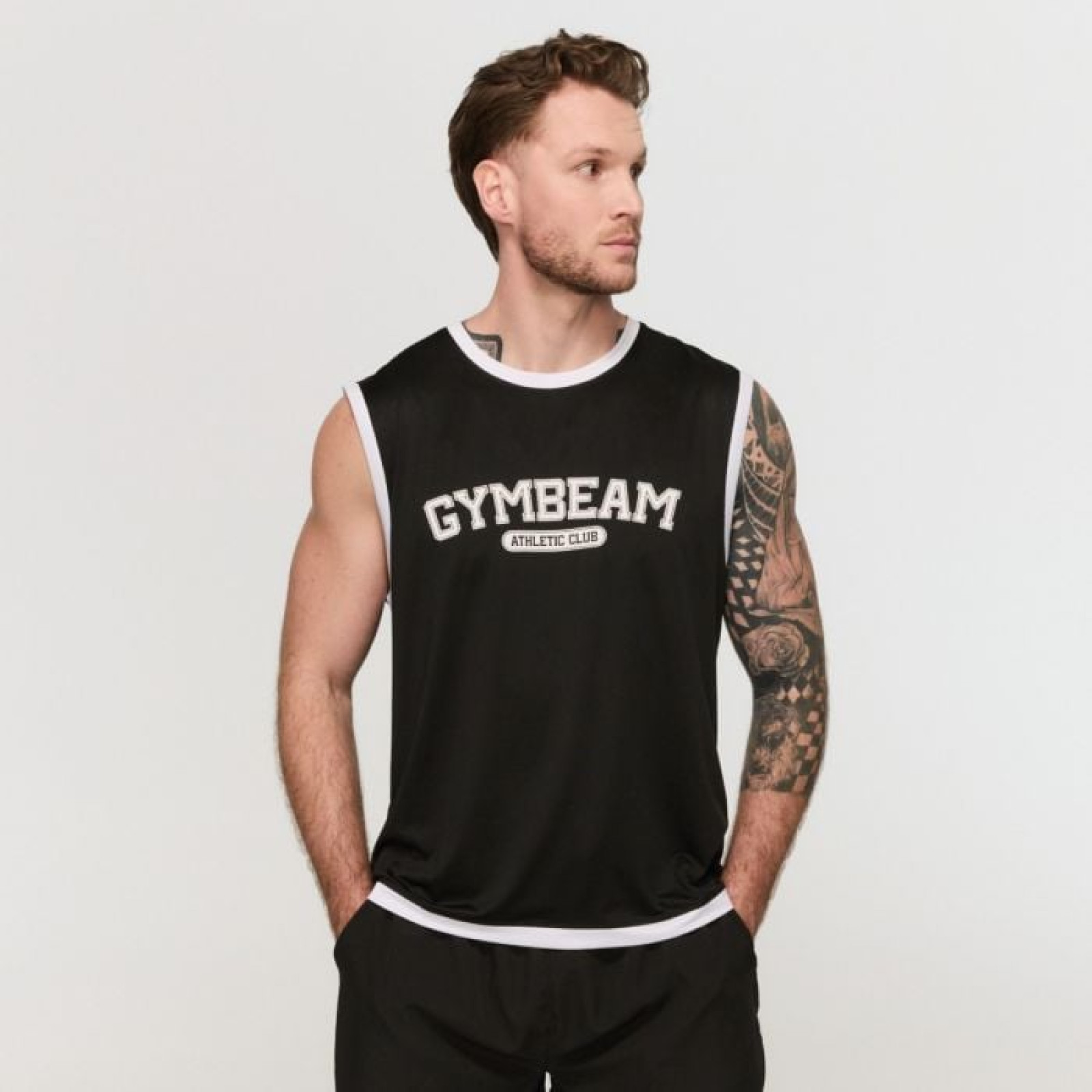 GymBeam Tielko Varsity Black XXL · záber 1