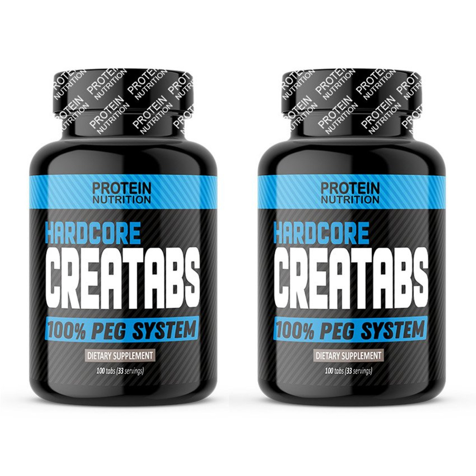 1+1 Zadarmo: Hardcore CreaTabs - Protein Nutrition 100 tbl. + 100 tbl. · záber 1