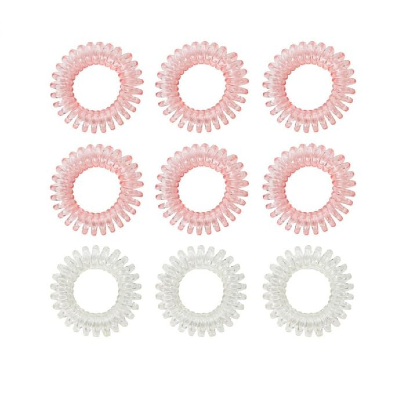 BeastPink Set špirálových gumičiek do vlasov pink · záber 1