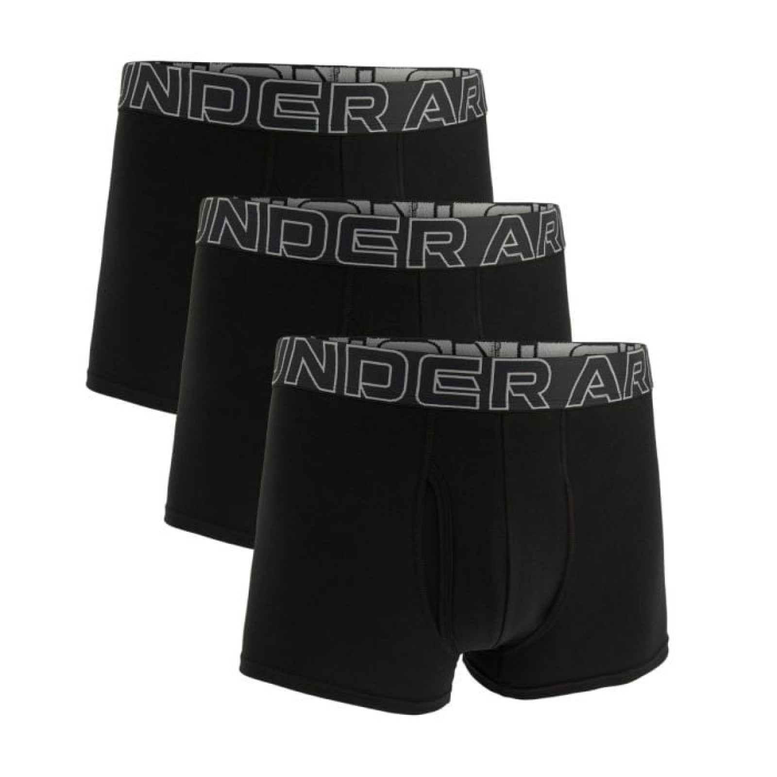 Under Armour Pánske boxerky Perf Cotton 3in 3Pack Black MM · záber 1