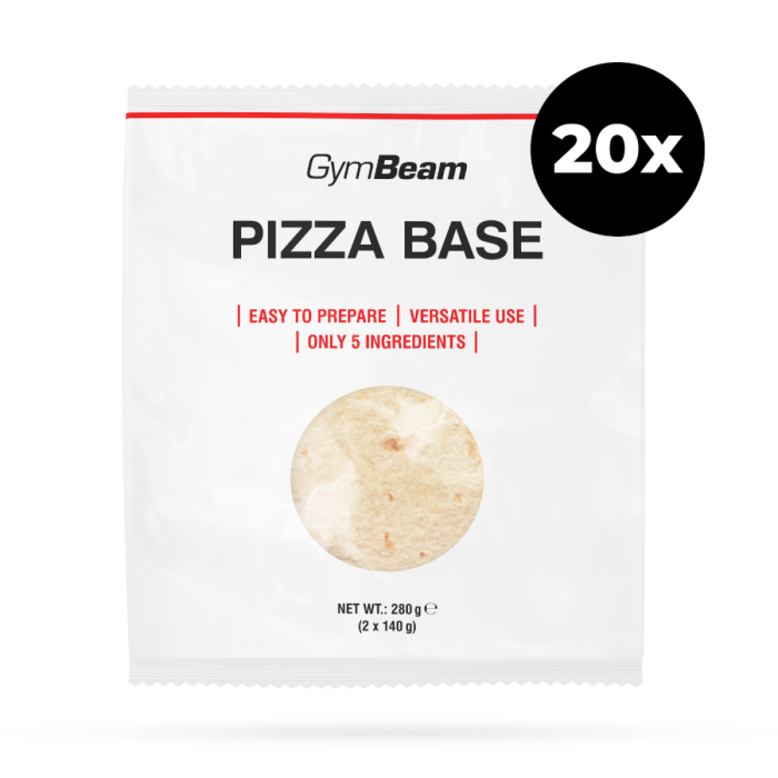 GymBeam Cesto na pizzu - Hmotnosť: 5,6 kg | Balenie: 20 · záber 1