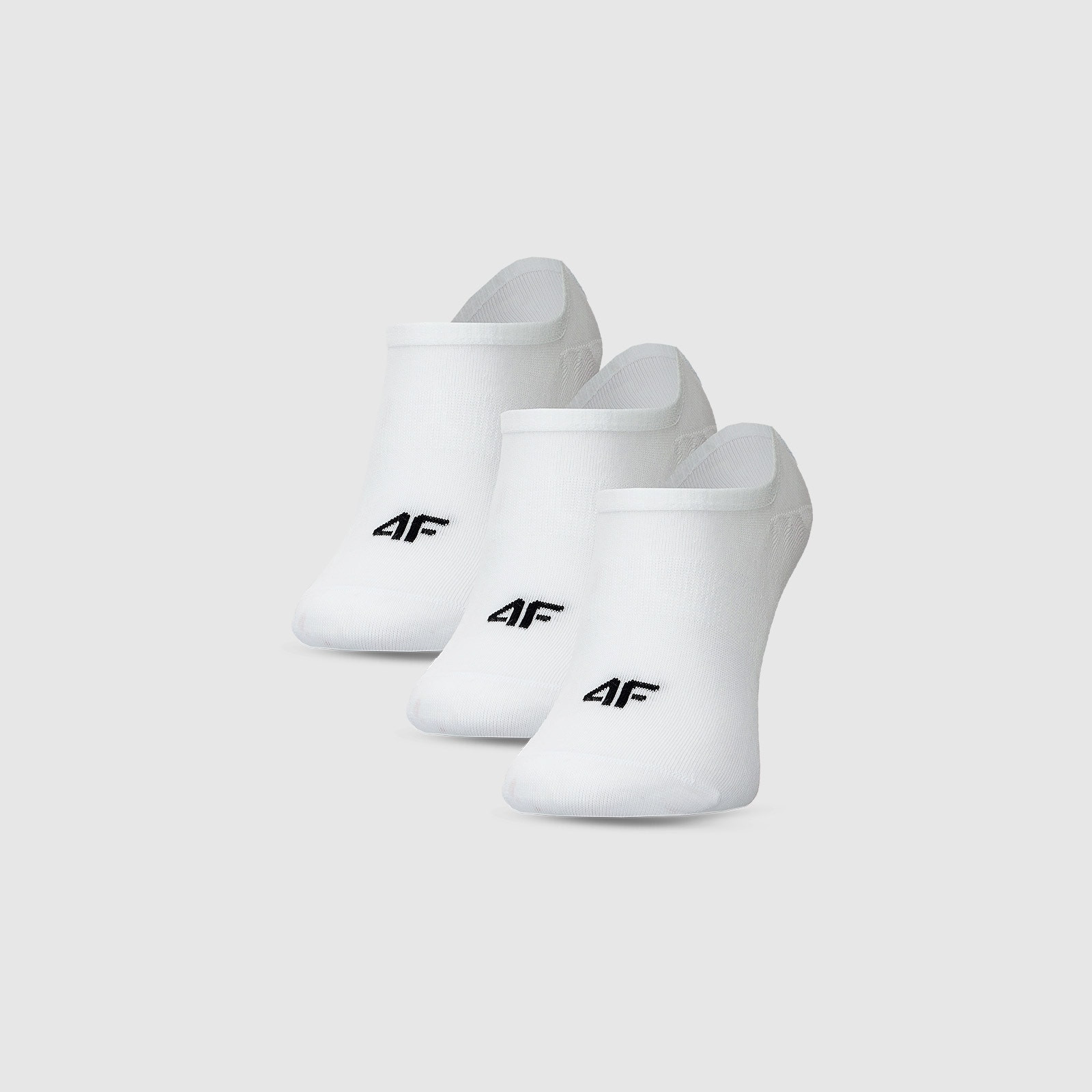 Pánske casual členkové ponožky (3-pack) - biele · záber 1