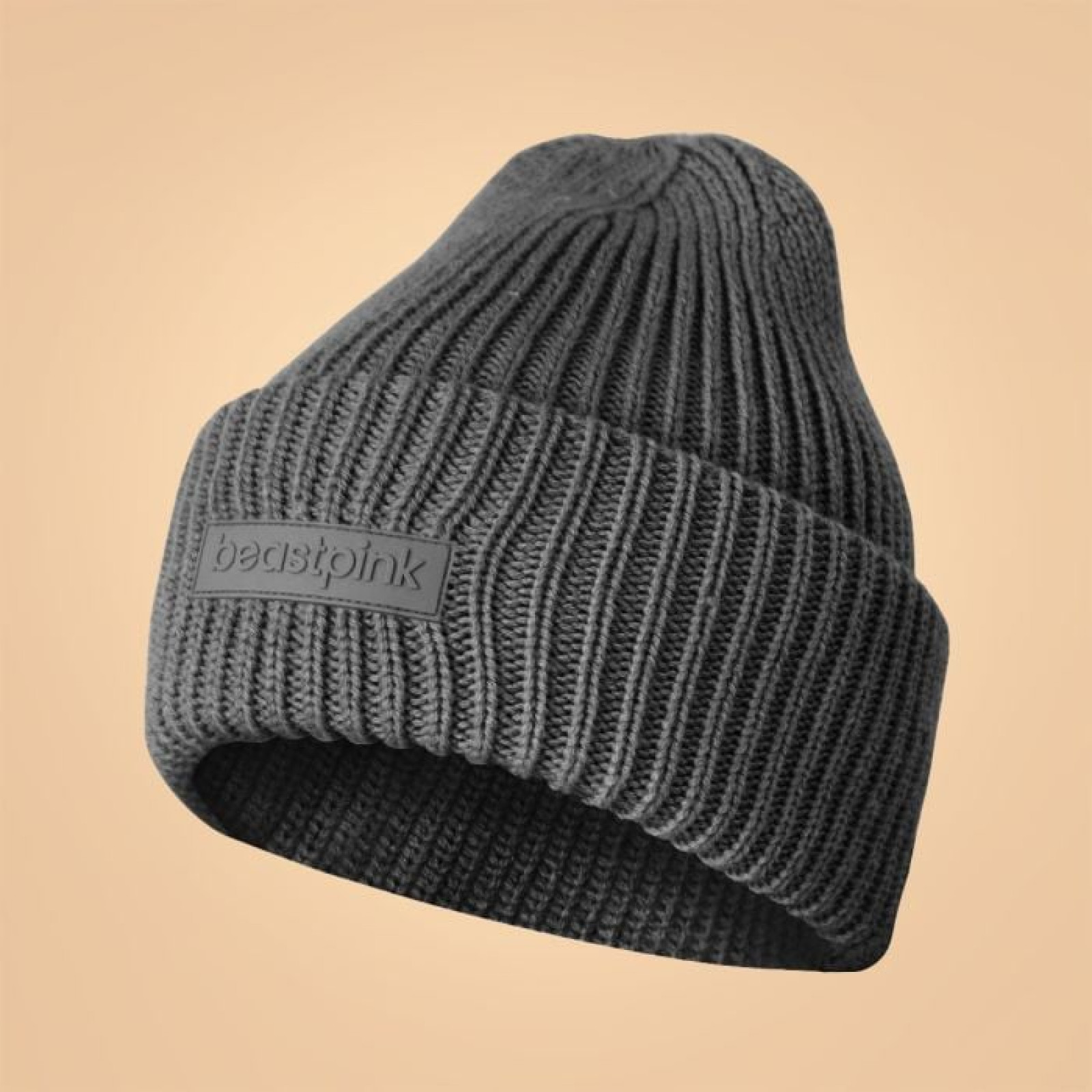 BeastPink Zimná čiapka Beanie Silver Black universalUNI · záber 1