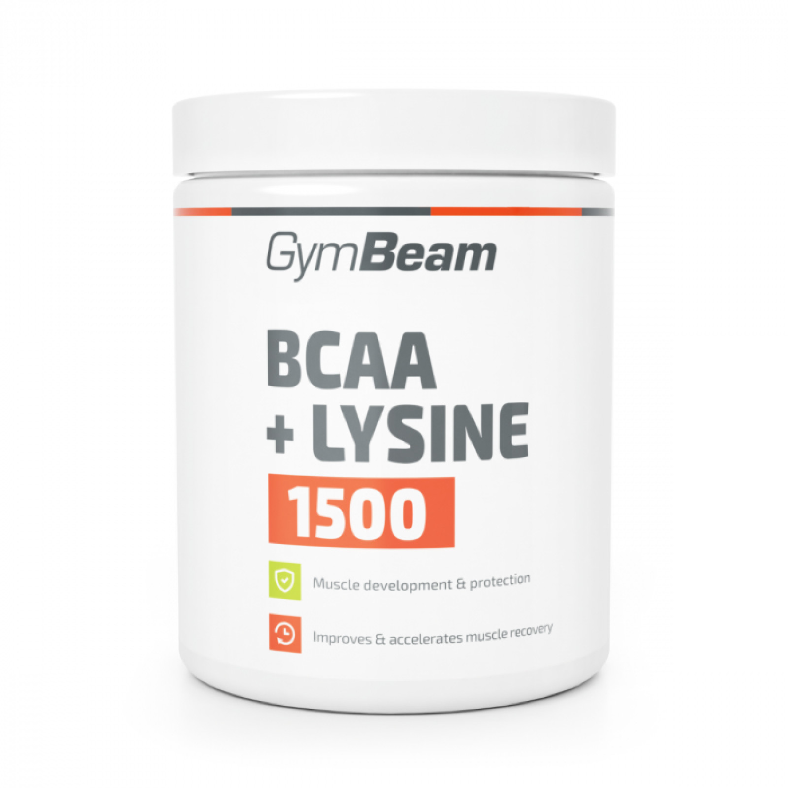 GymBeam BCAA 1500 + Lysine 300 tab. bez príchute · záber 1