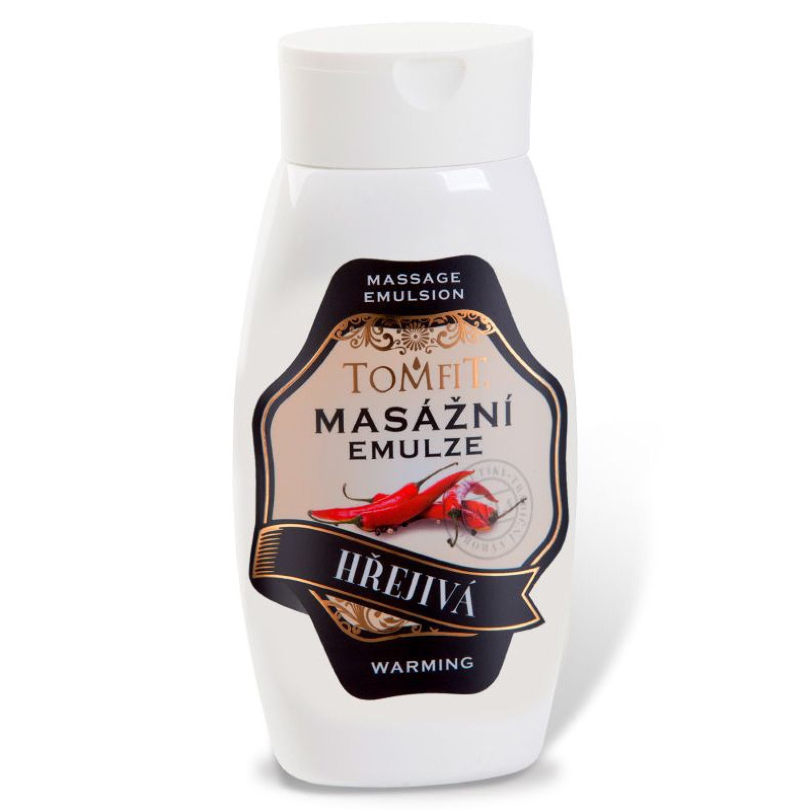 Tomfit Masážna emulzia hrejivá 250 ml · záber 1