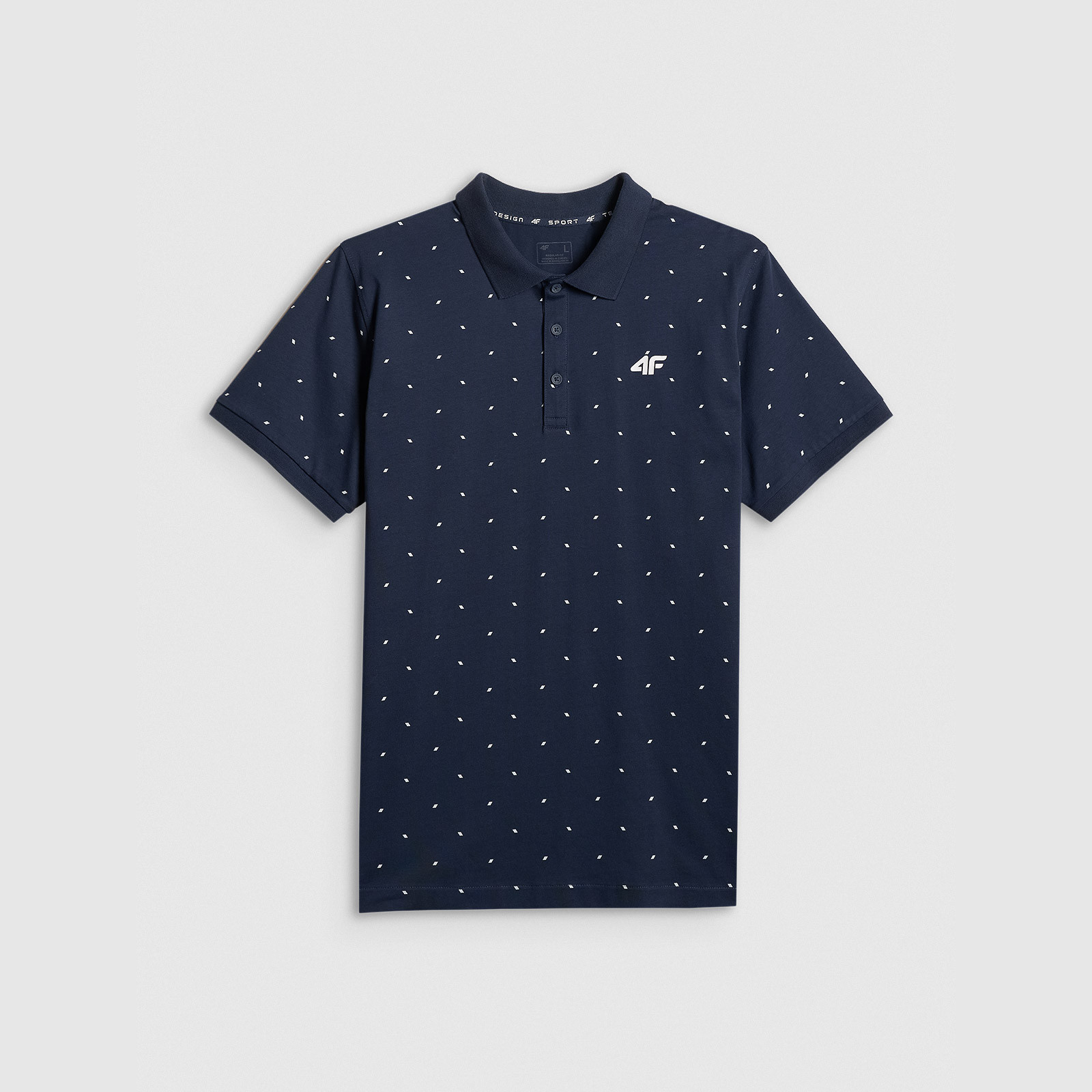 Regular polo tričko pánske - tmavomodré · záber 1