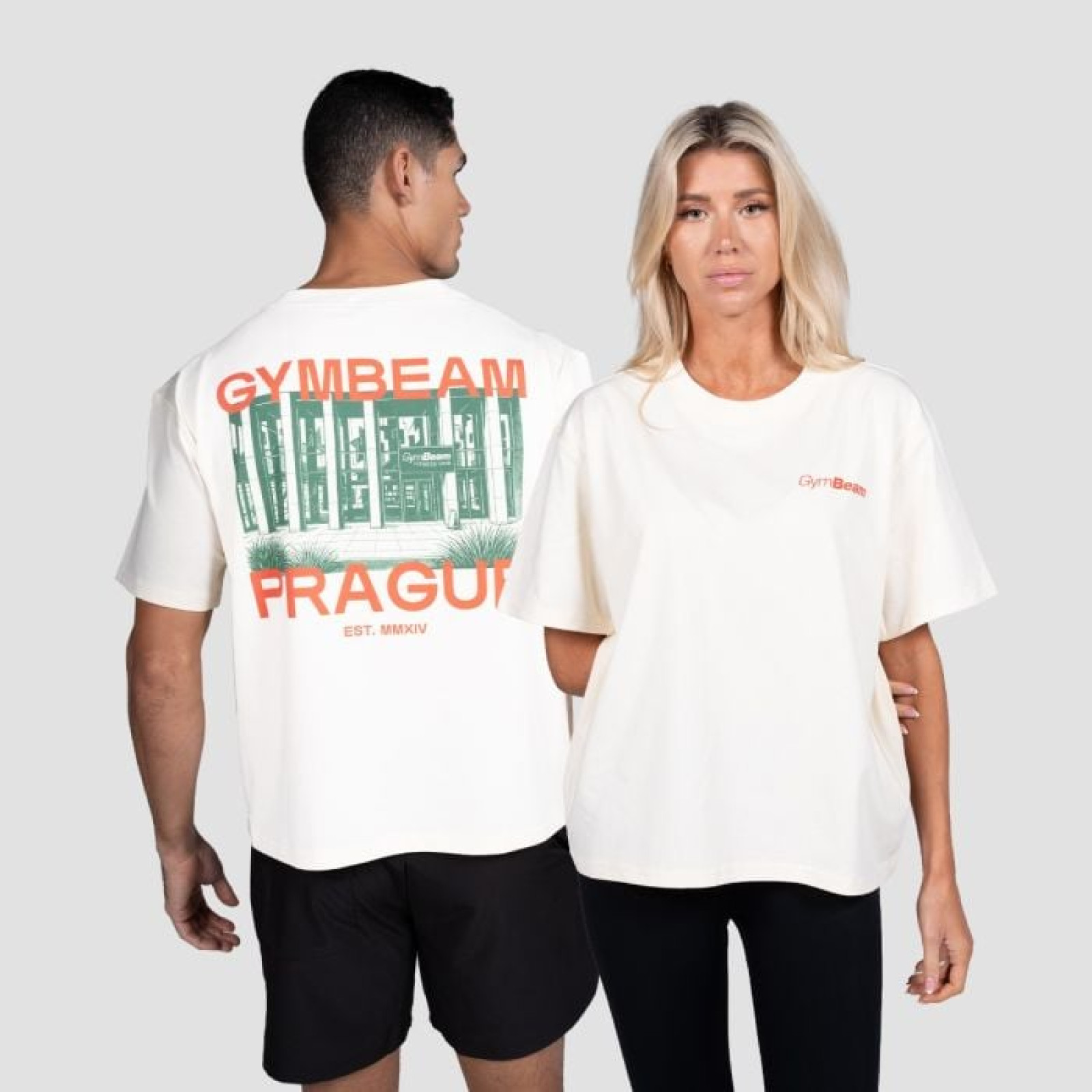 GymBeam Tričko Prague Cream XL · záber 1