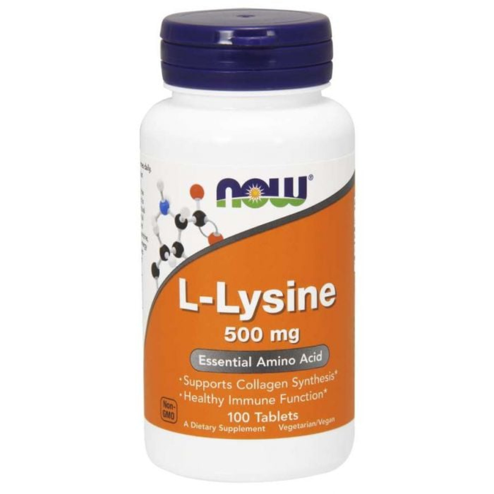 NOW Foods L-Lysine 100 tab. · záber 1