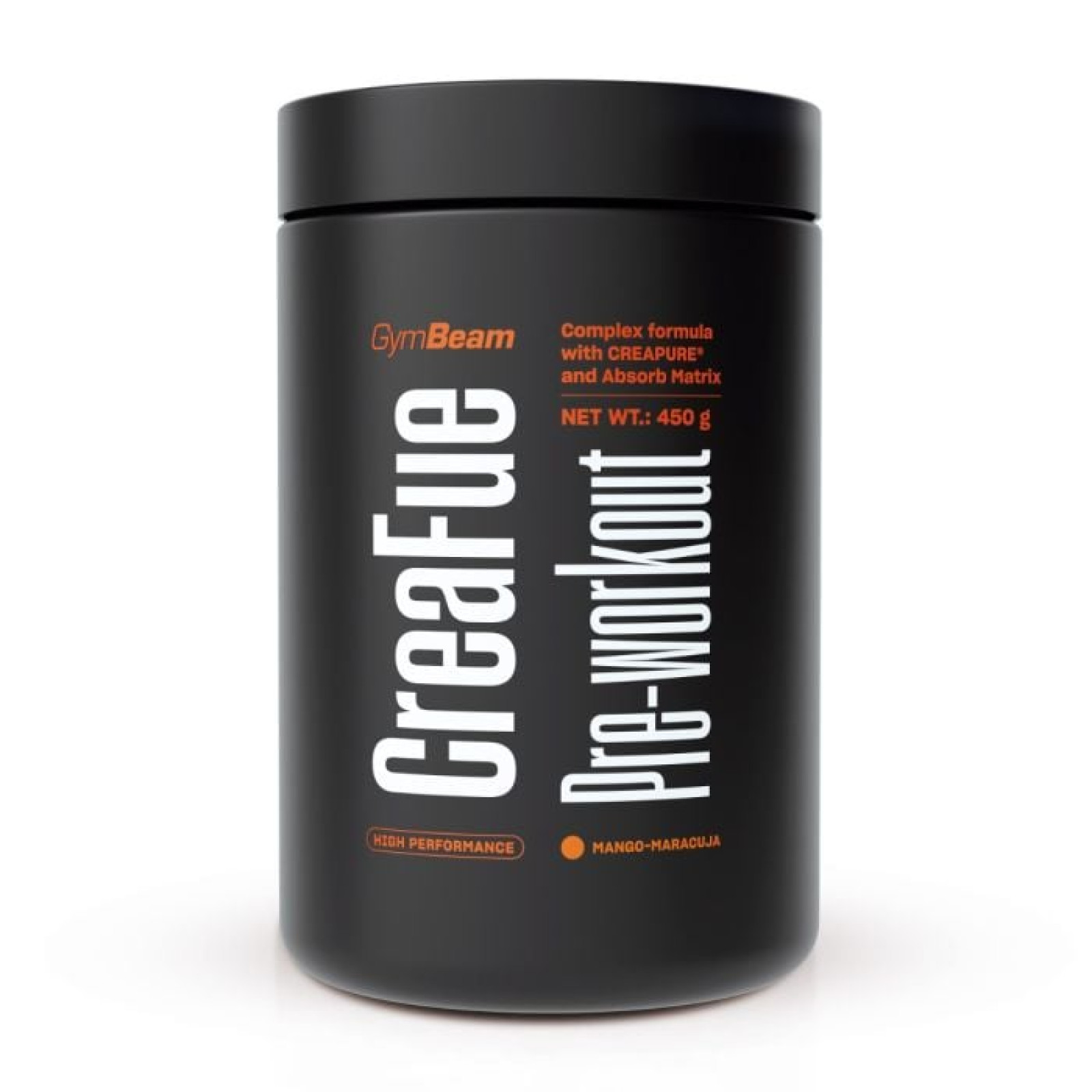 GymBeam CreaFue Pre-workout mango marakuja · záber 1