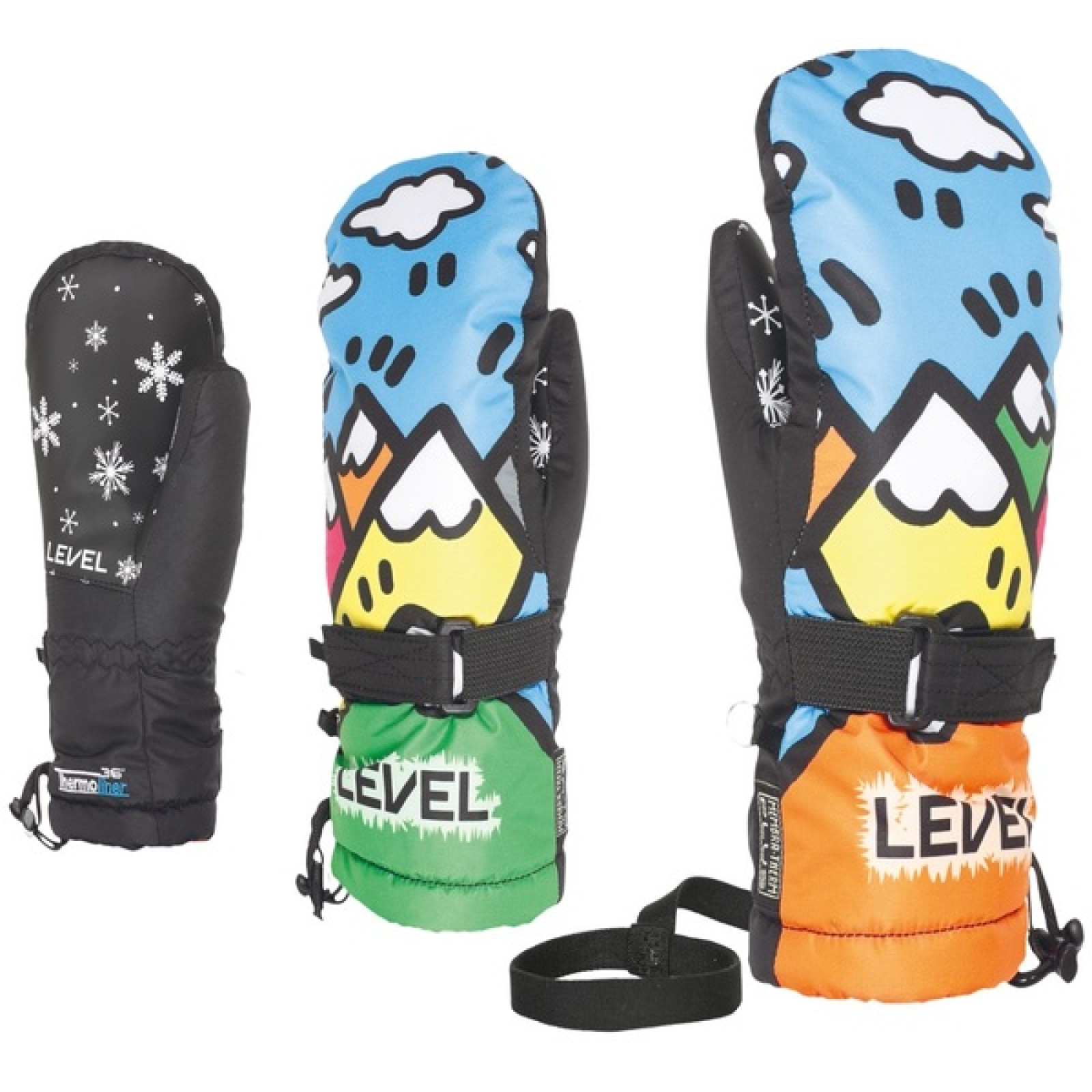 Level Junior Mitt 39 PK Rainbow - Veľkosť: 6 · záber 1
