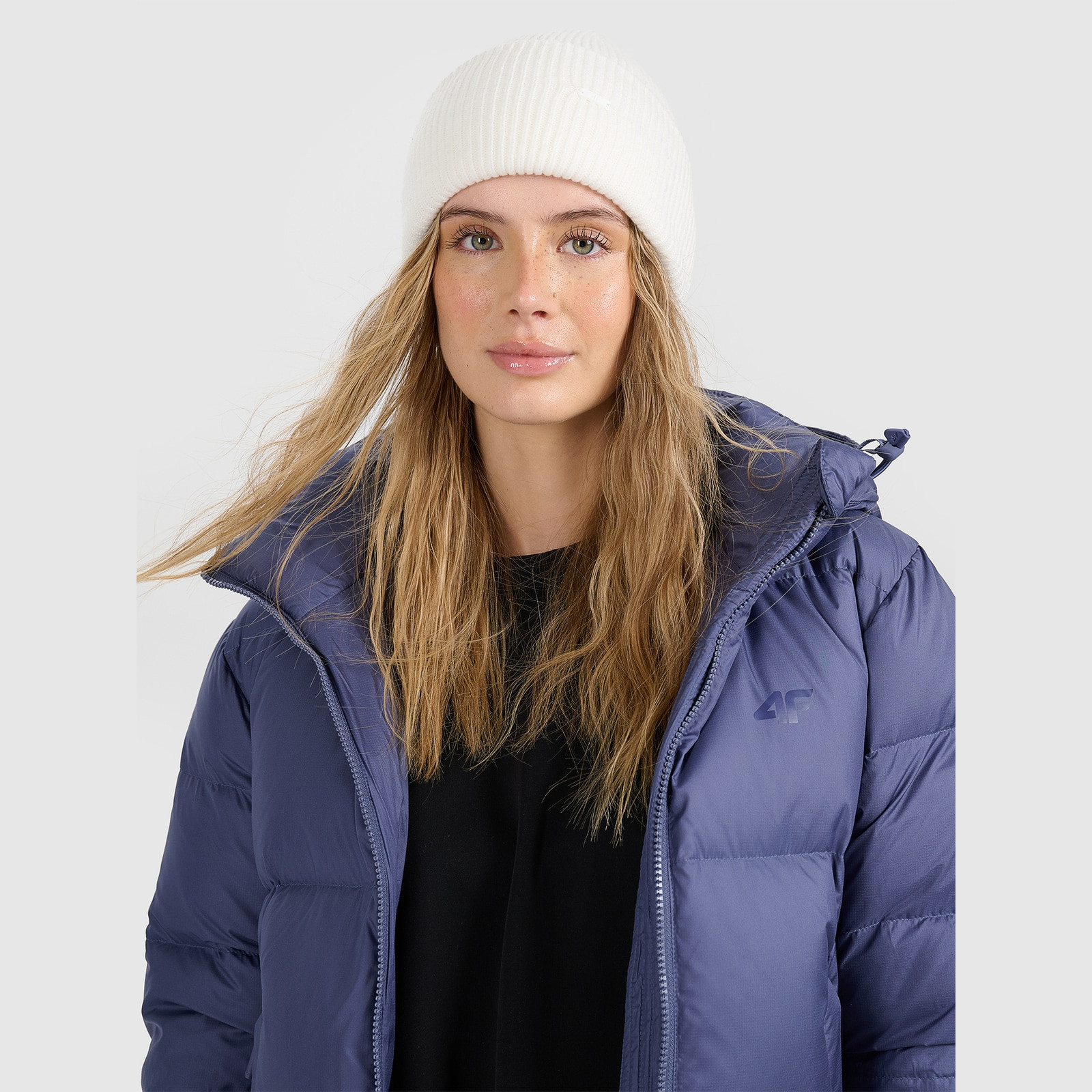 Unisex beanie čiapka - biela · záber 1