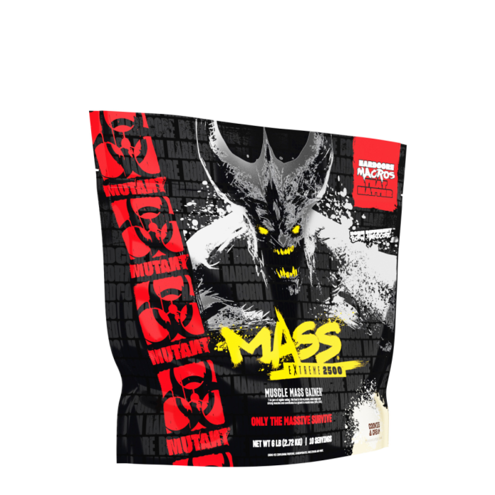 PVL Mutant Mass Extreme cookies and cream - Príchuť: Cookies and cream | Hmotnosť: 2,72 kg | Balenie: 5 · záber 1