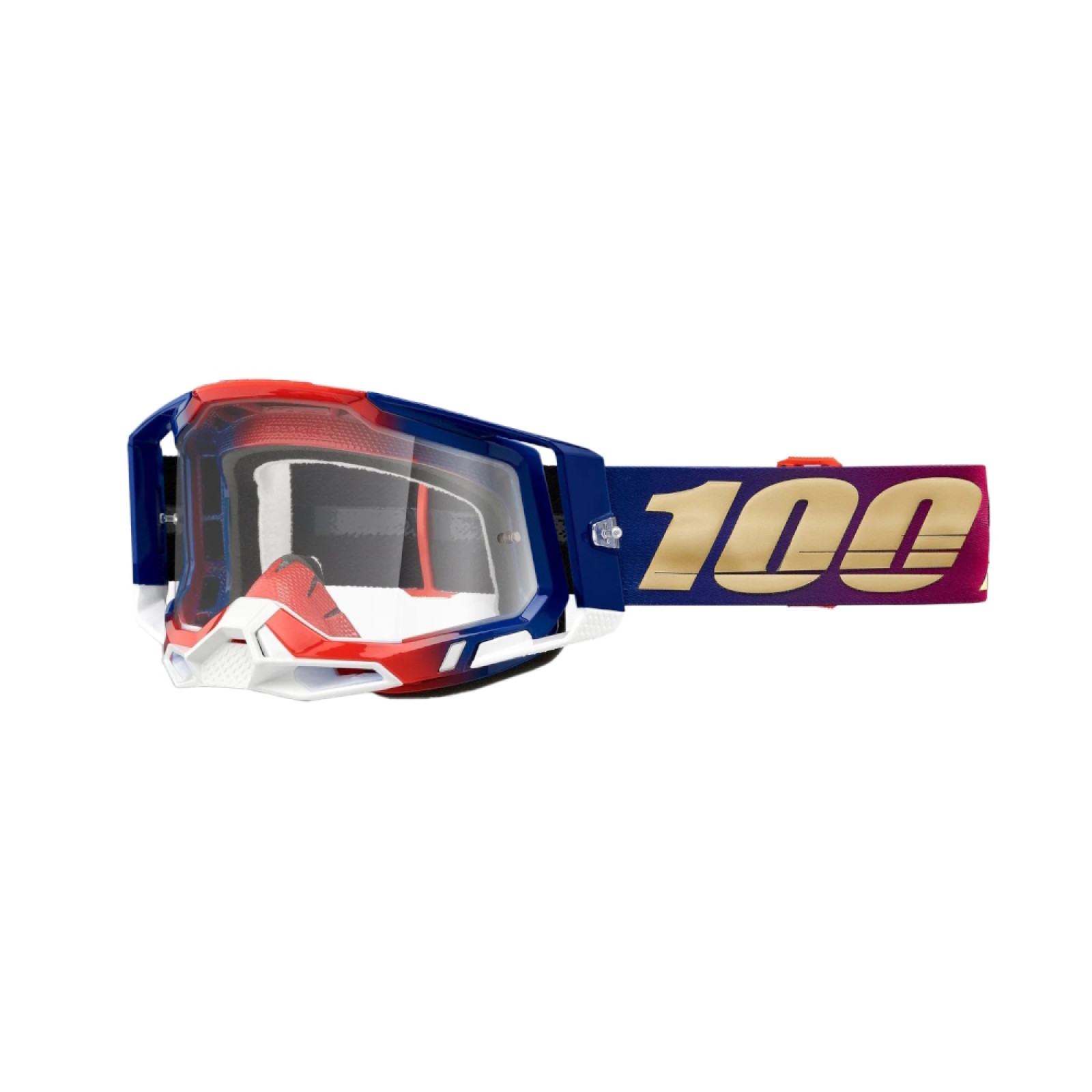 100% Racecraft 2 United, číre plexi · záber 1