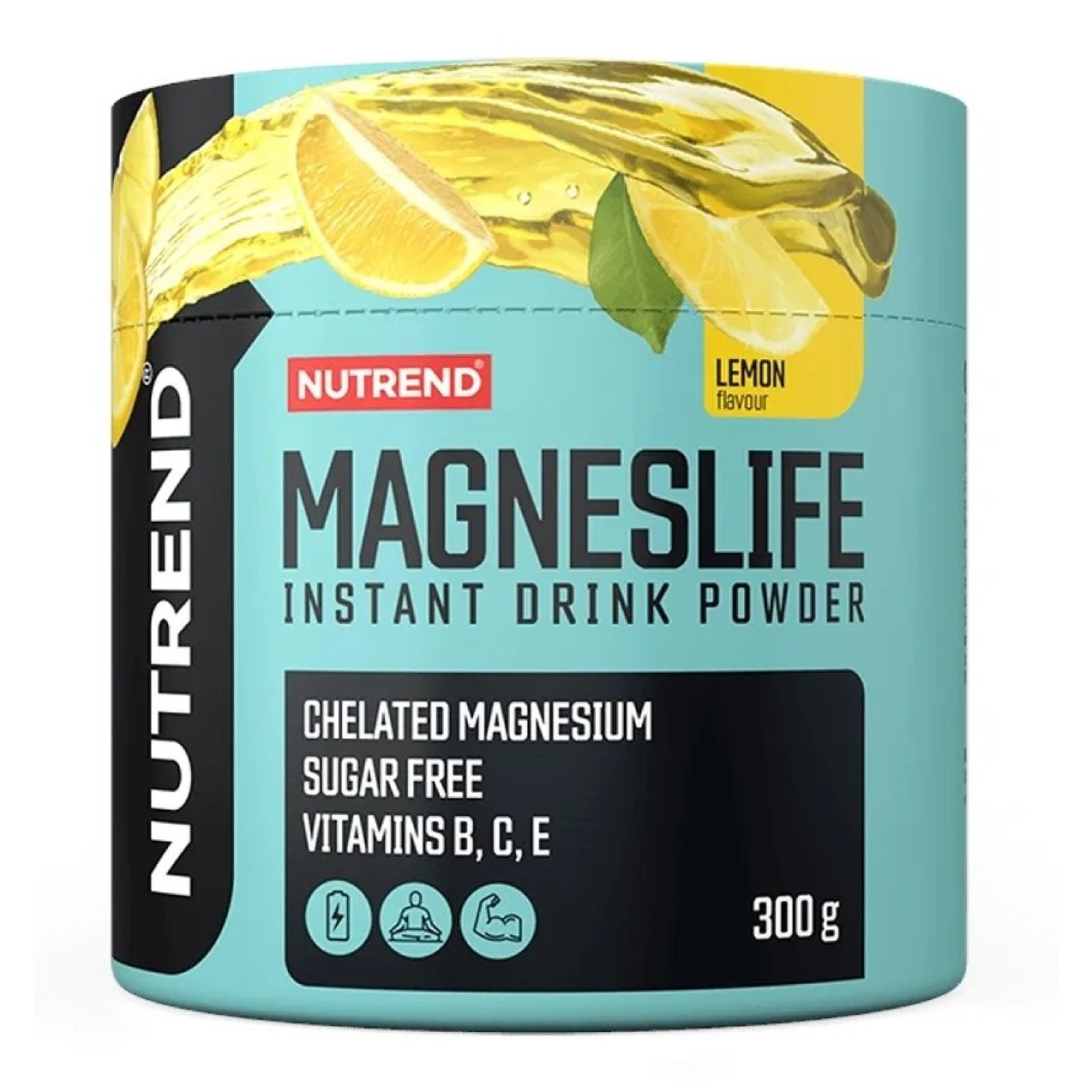 MagnesLife Instant Drink Powder - Nutrend 300 g Orange · záber 1