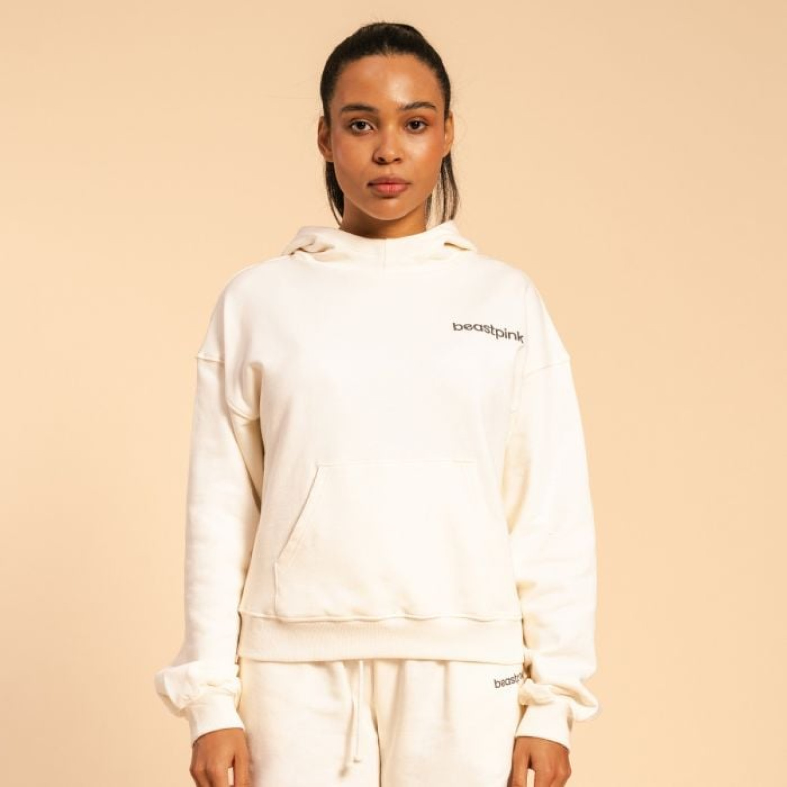 BeastPink Dámska mikina Serenity Ivory SS · záber 1