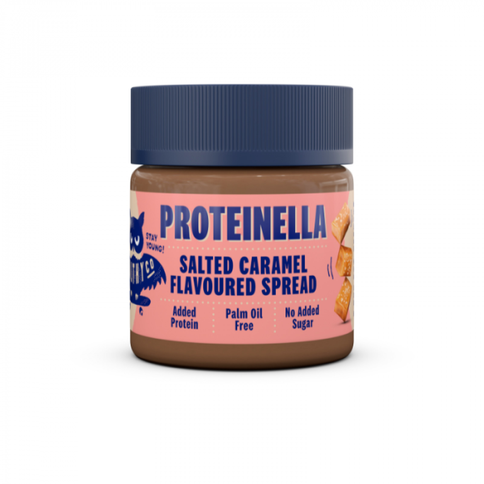 HealthyCo Proteinella slaný karamel - Príchuť: Slaný karamel | Hmotnosť: 0,2 kg | Balenie: 12 · záber 1