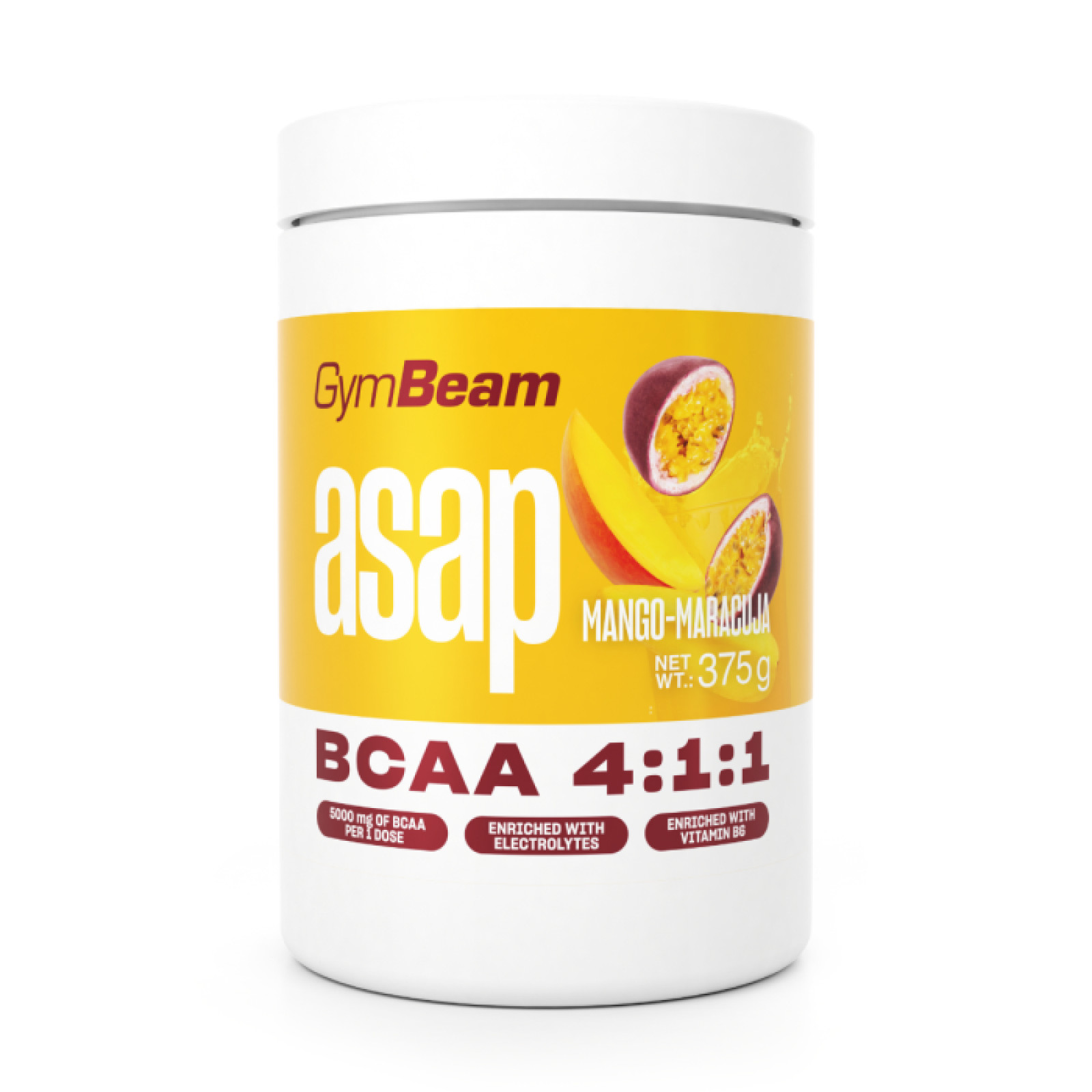 GymBeam ASAP BCAA mango marakuja · záber 1