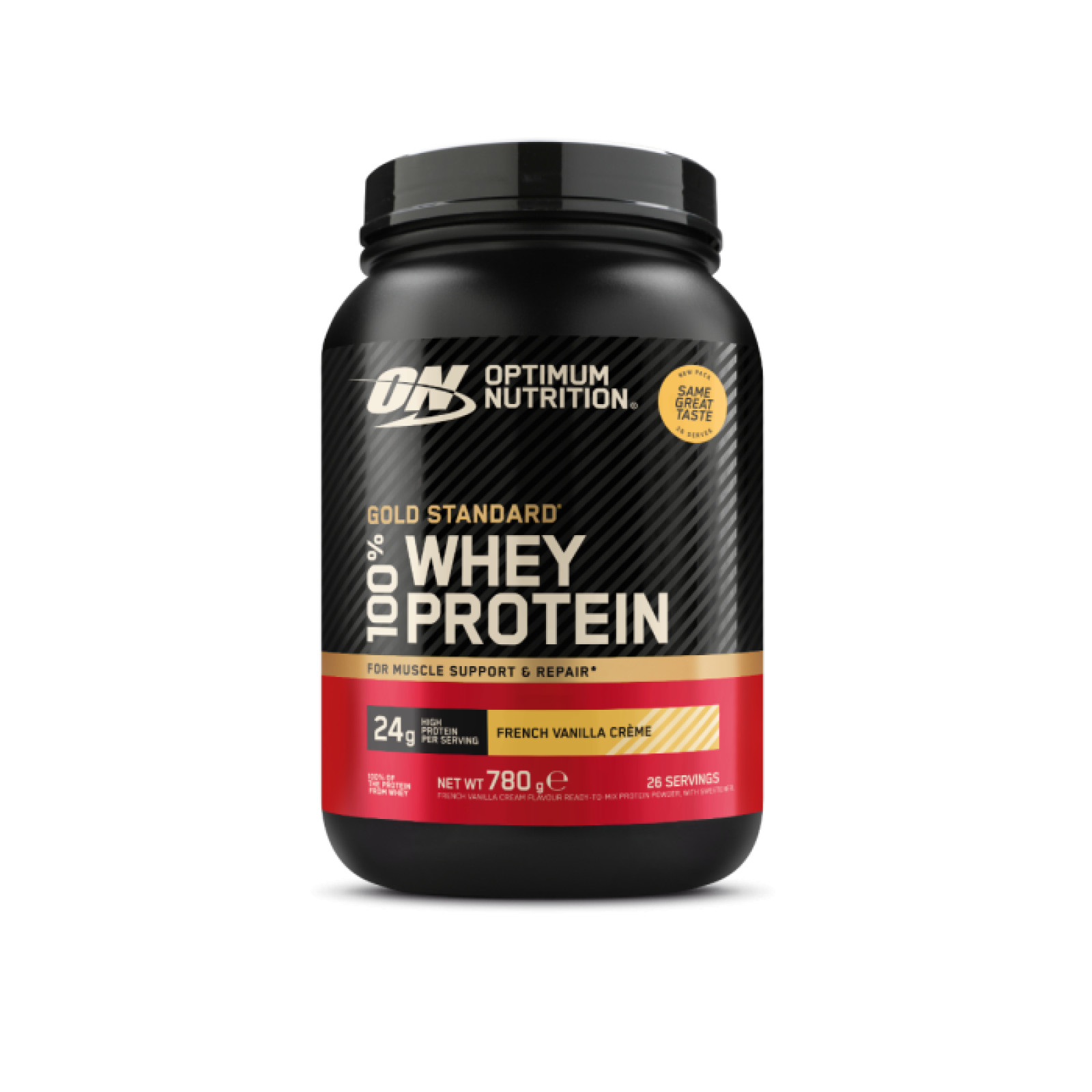 Optimum Nutrition 100 Whey Gold Standard francúzsky vanilkový krém · záber 1