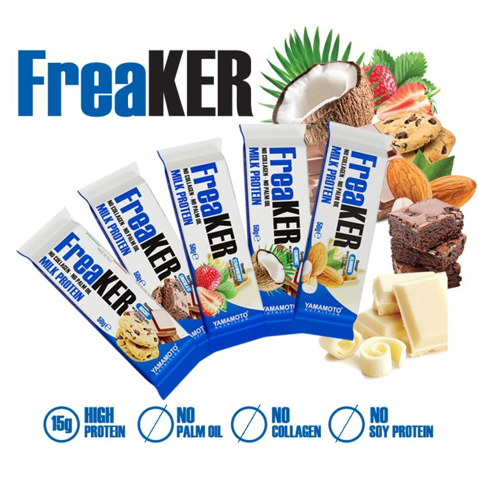Tyčinka: FreaKER - Yamamoto 40 g Orange Dark Chocolate · záber 1