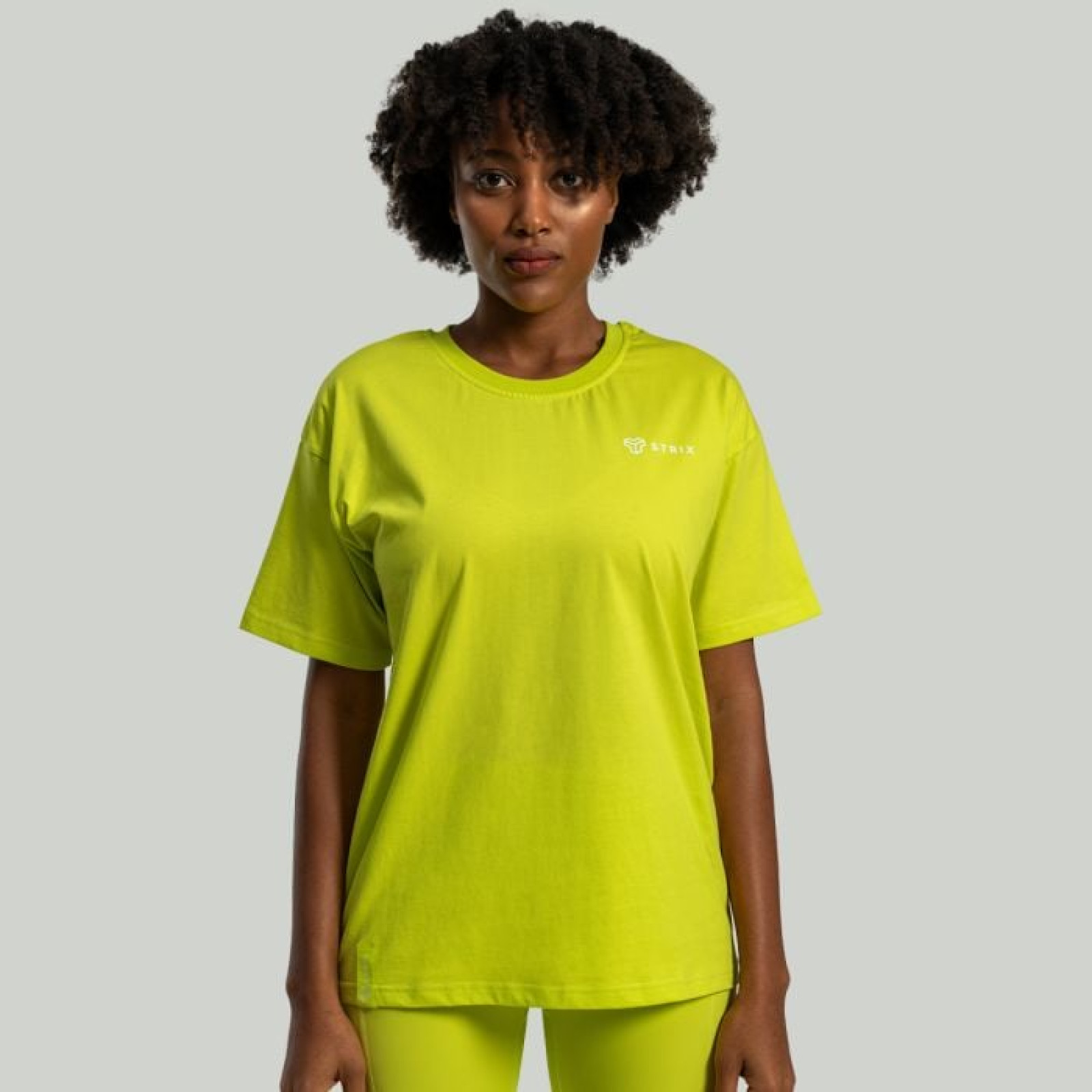 STRIX Dámske tričko Lunar Oversized Chartreuse XSXS · záber 1