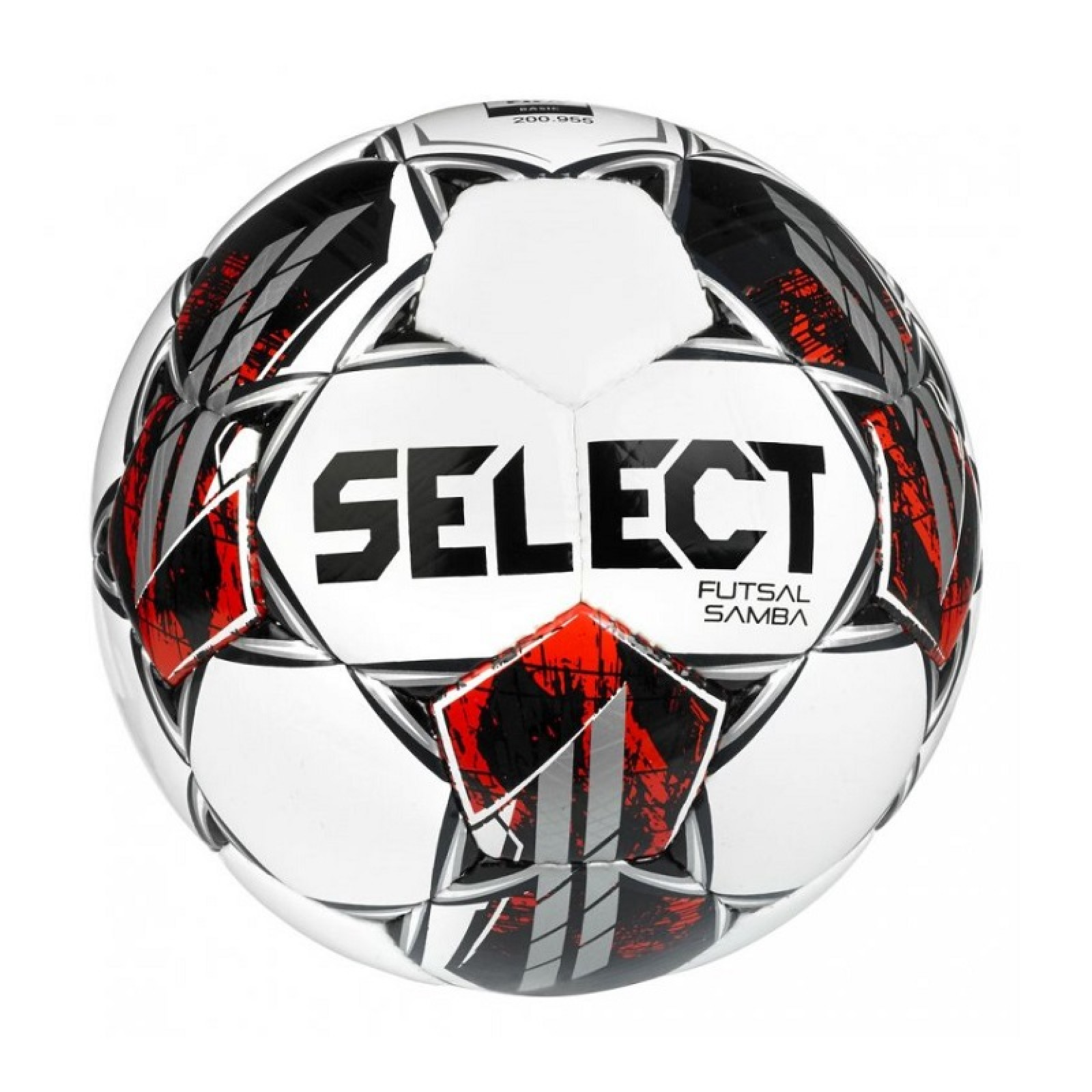 Futsalová lopta SELECT FB Futsal Samba 4 - bielo-strieborná · záber 1