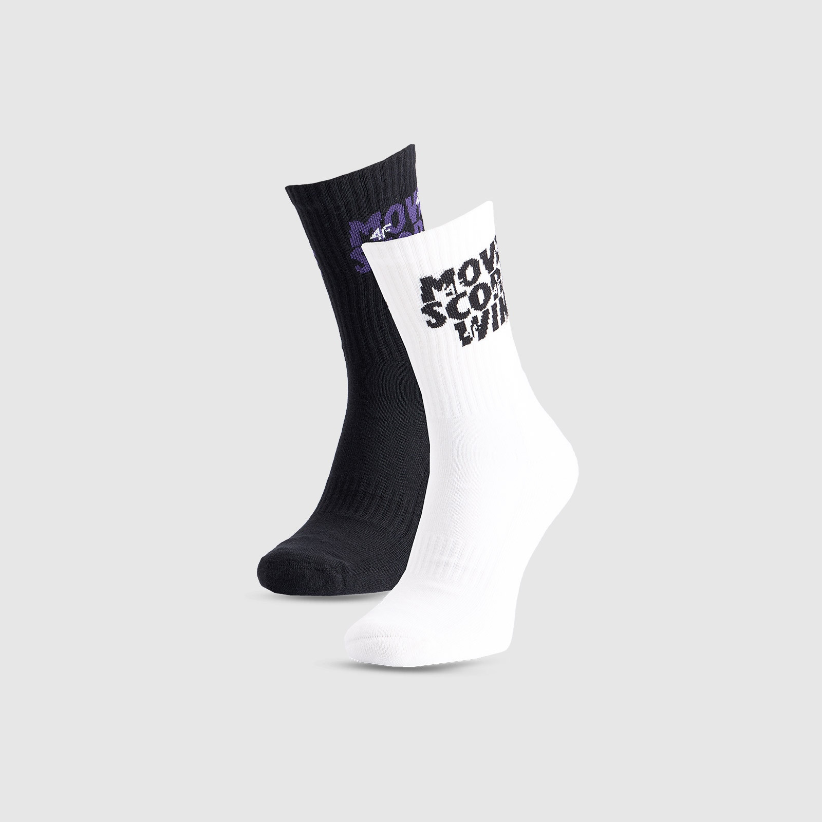 Dámske casual ponožky nad členok (2-pack) - multicolor · záber 2