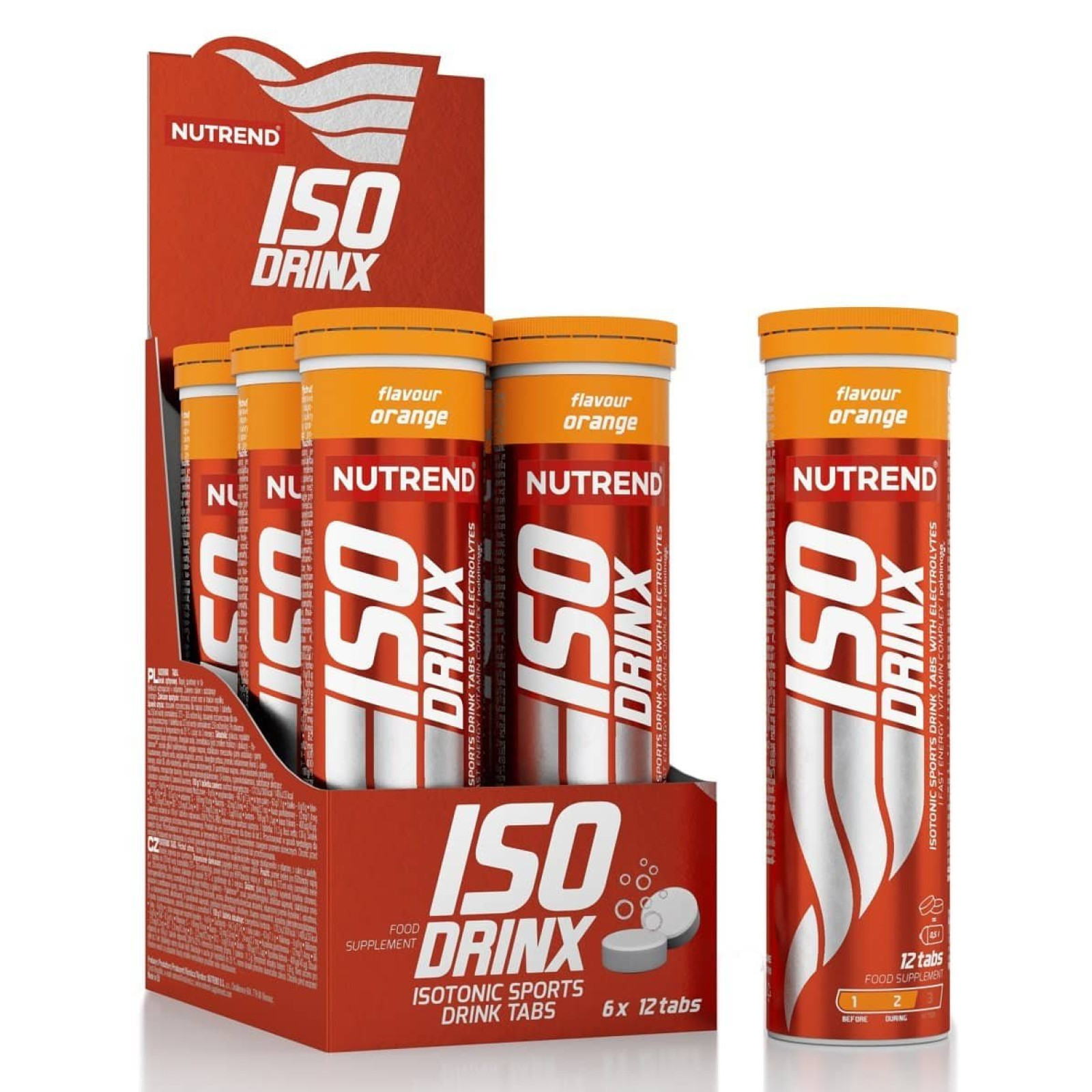 Isodrinx TABS - Nutrend 12 tbl. Orange · záber 1