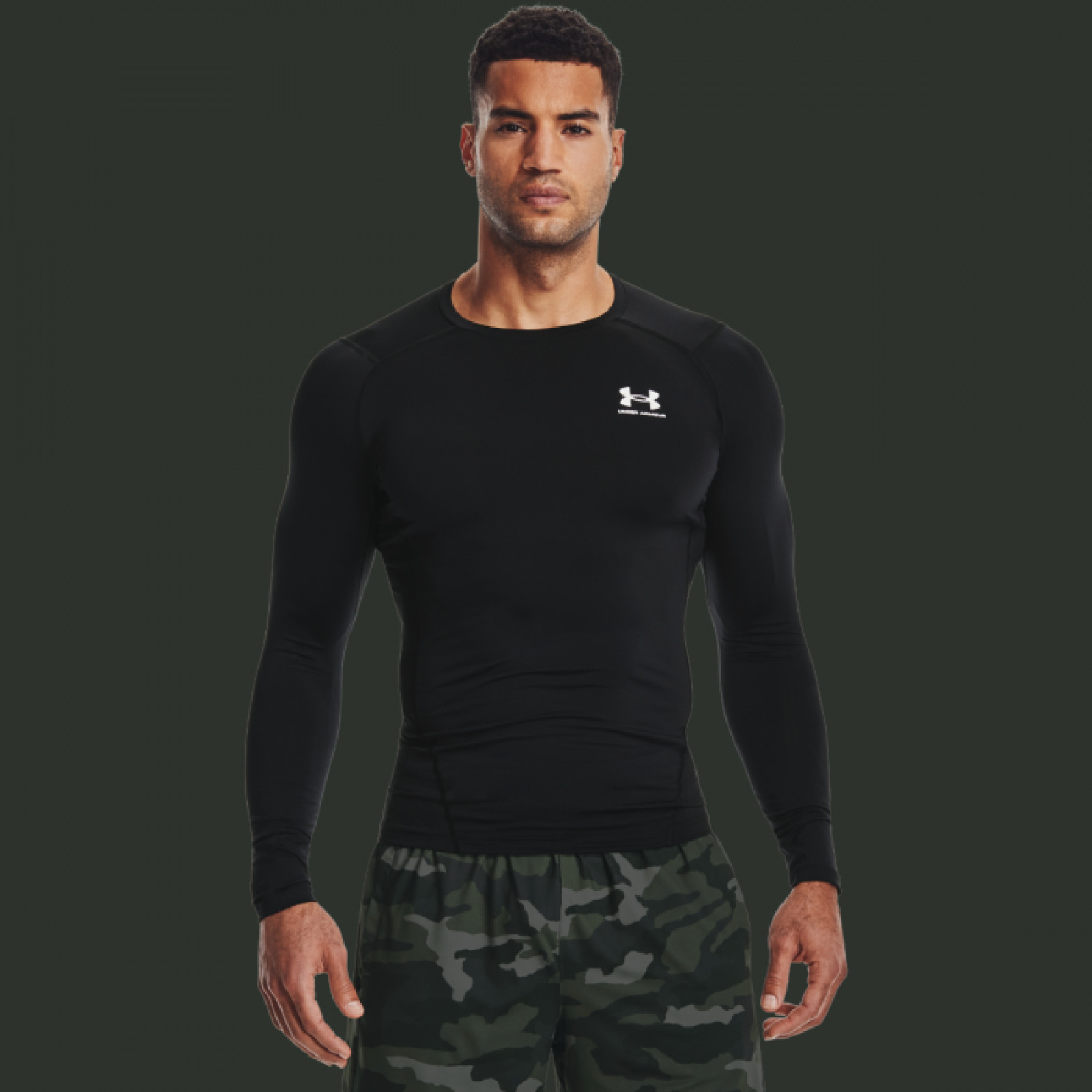 Under Armour Kompresné tričko HG Armour Comp LS Black M · záber 1