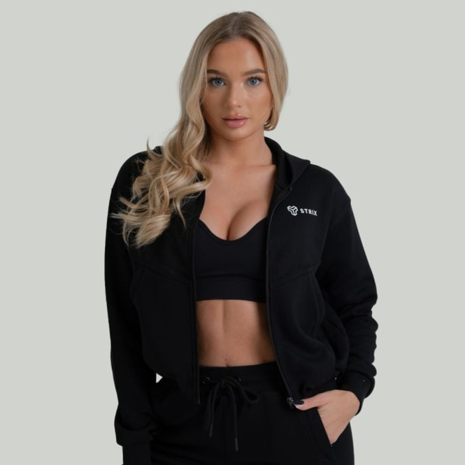STRIX Dámska mikina ZOA Zip-Up Black XL · záber 1