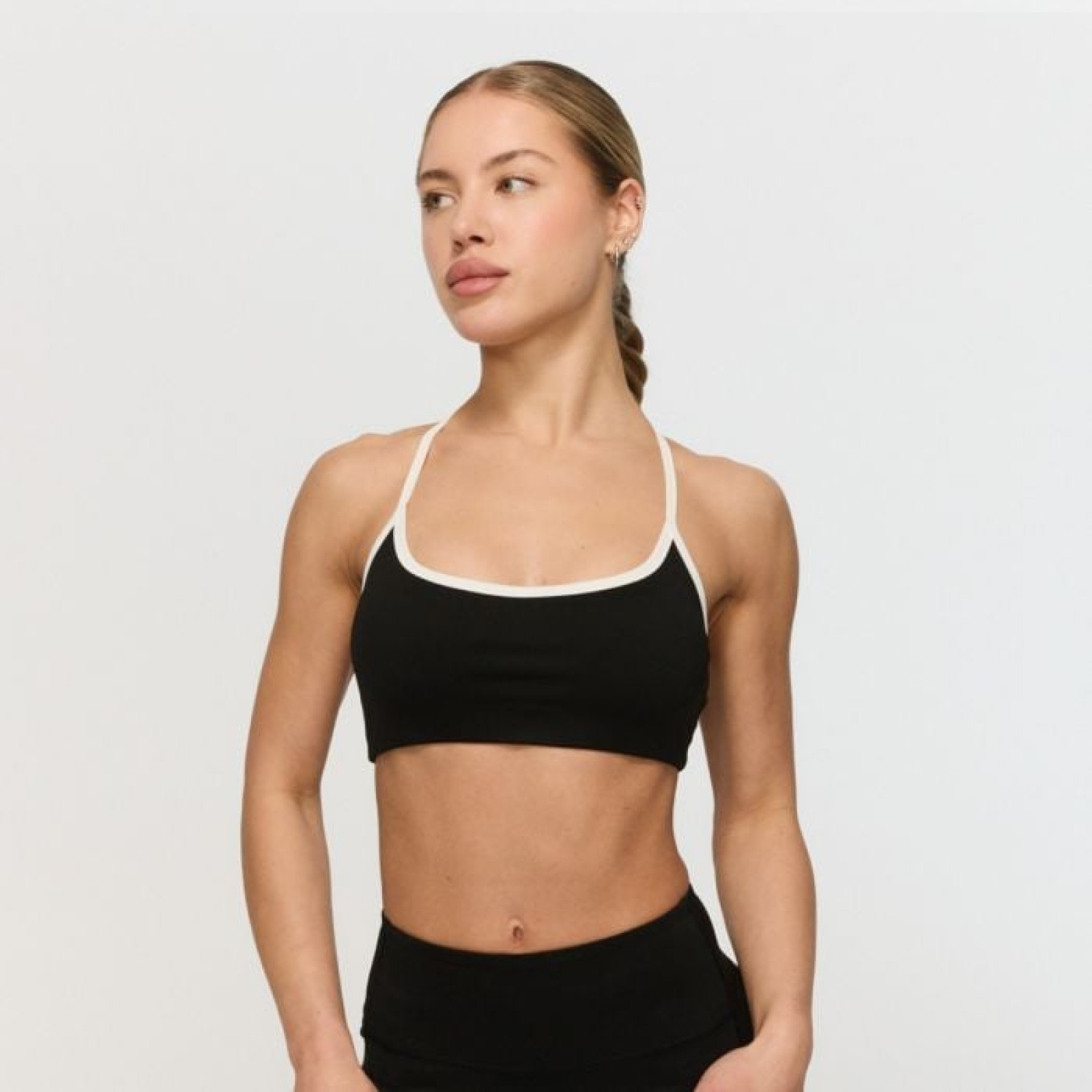 GymBeam Športová podprsenka Varsity Black L · záber 1