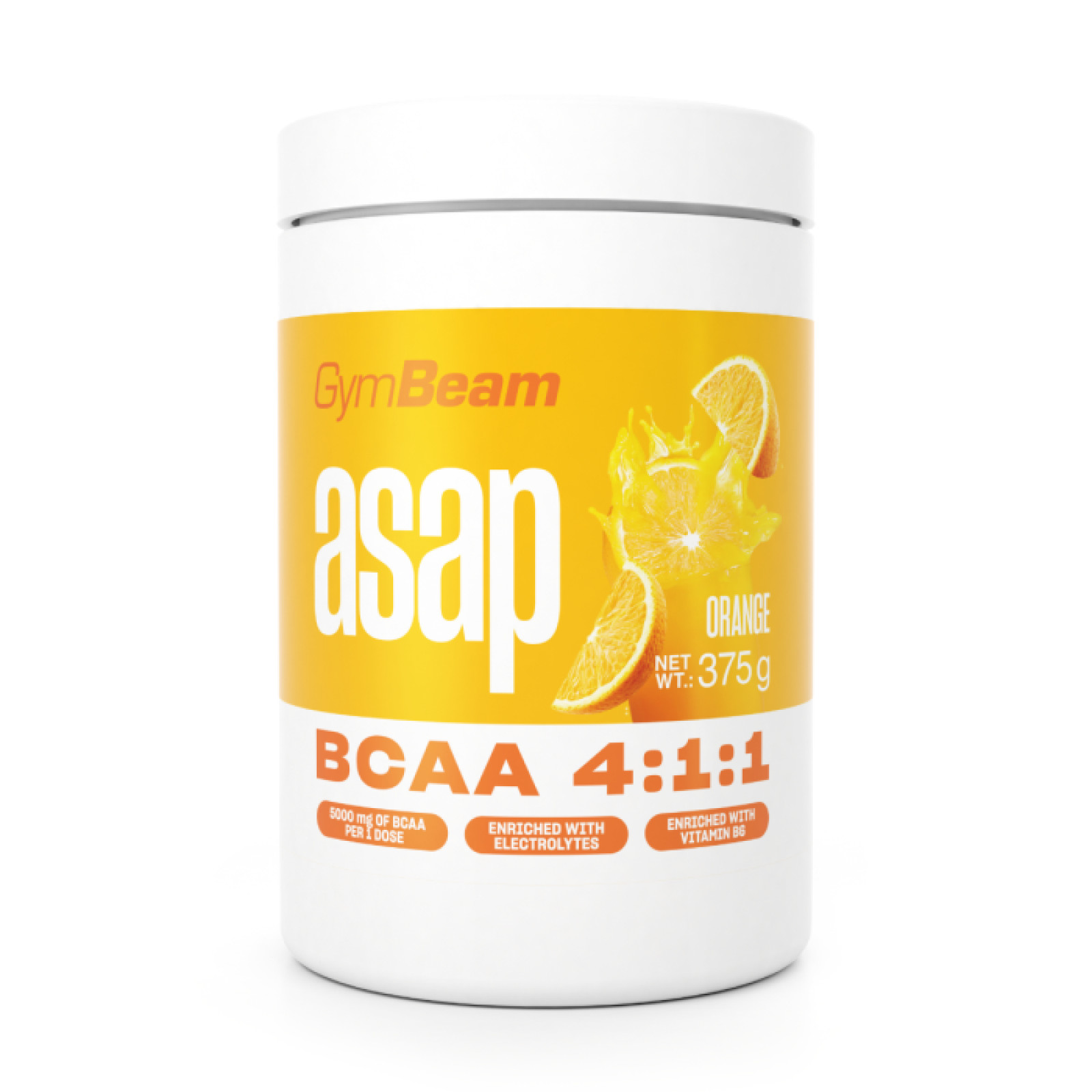 GymBeam ASAP BCAA pomaranč · záber 1