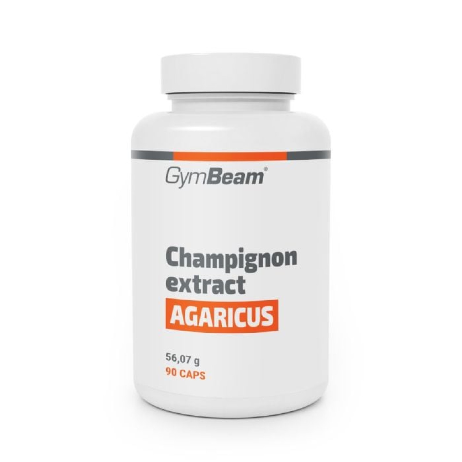 GymBeam Šampiňón (Agaricus) extrakt s 20% polysacharidov a 10% beta-glukánov · záber 1
