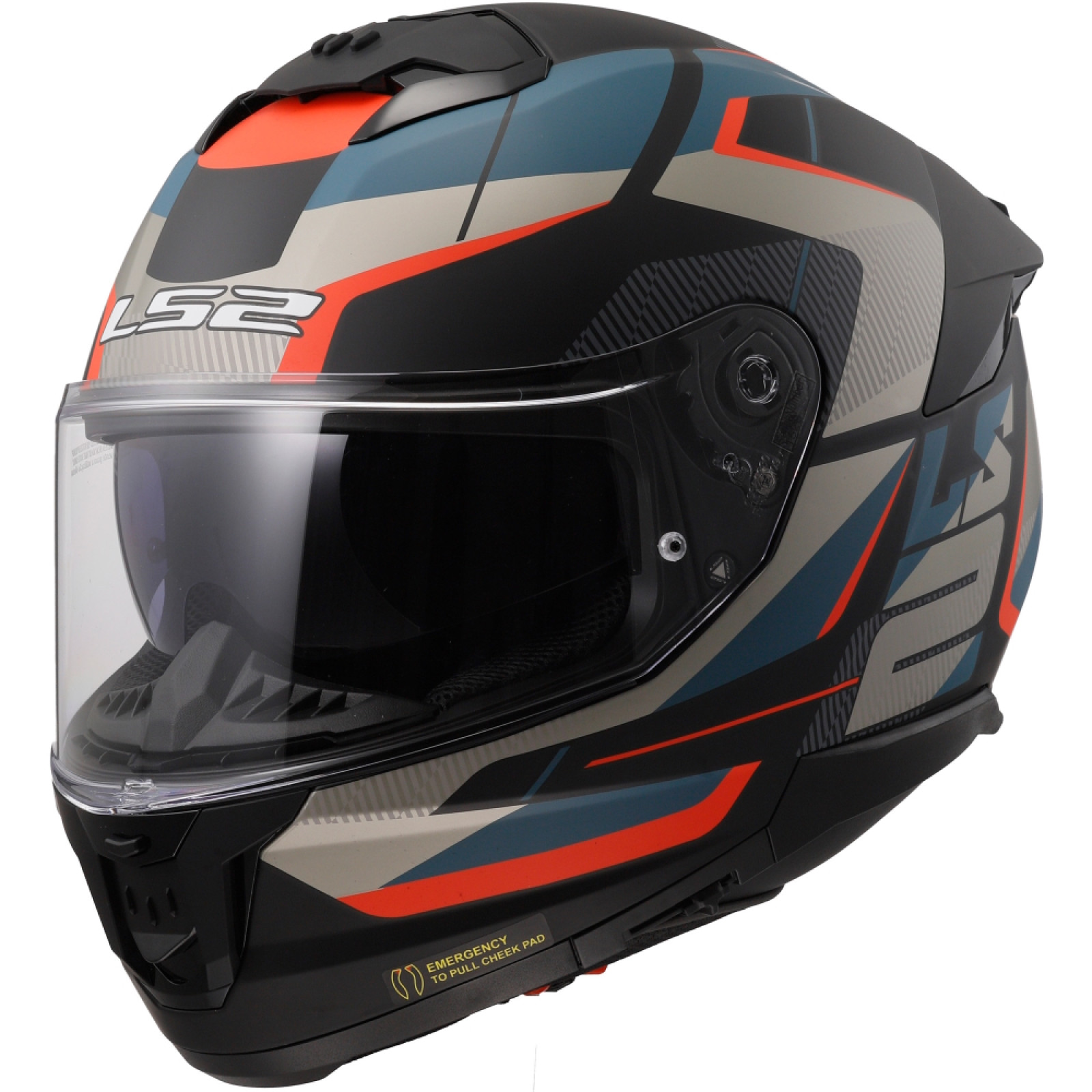 LS2 FF808 Stream II Road Matt Blach Blue XL (61-62) · záber 1