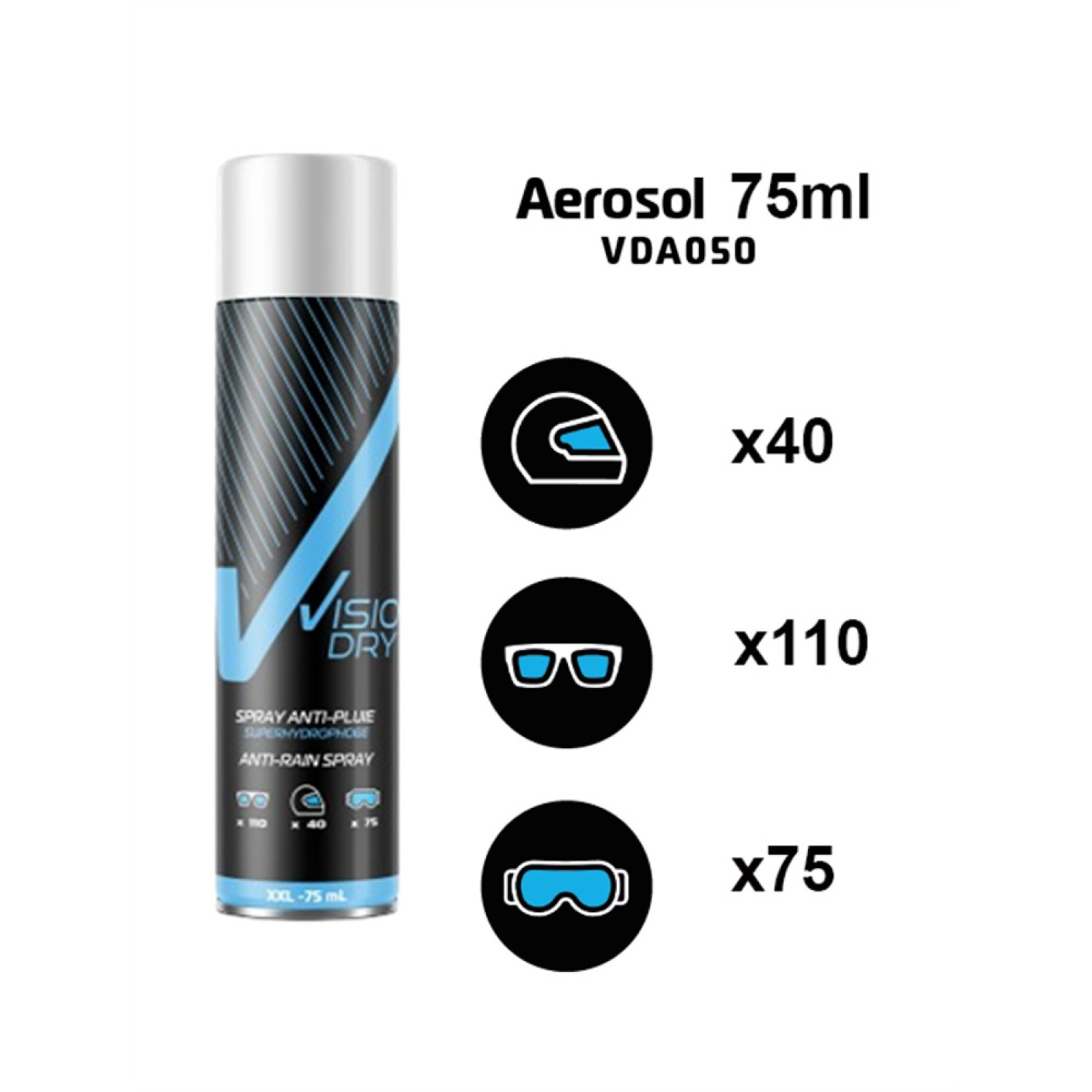 VisioDry Superhydrofobní aerosol 75ml · záber 1
