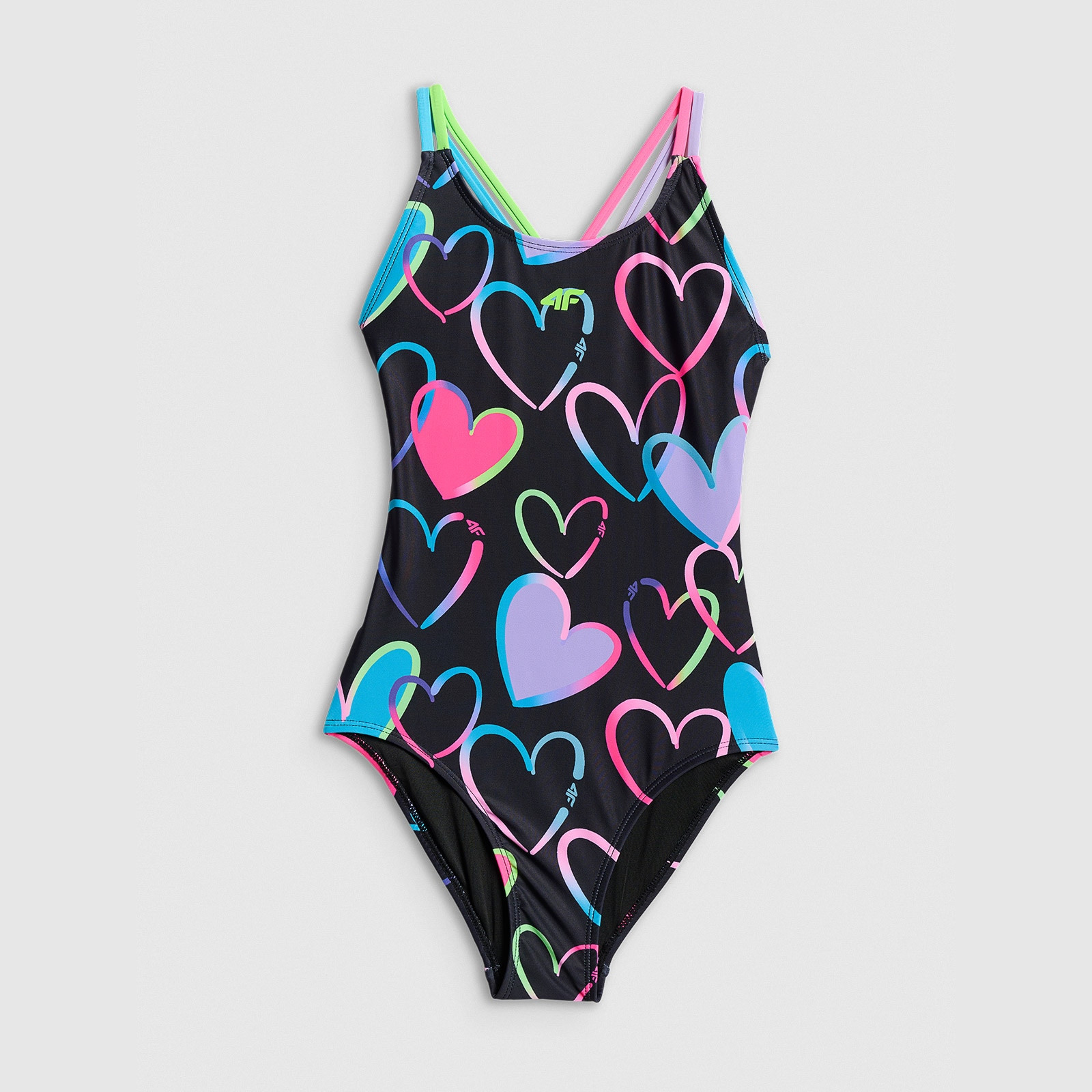 Jednodielne plavky dievčenské - multicolor · záber 1