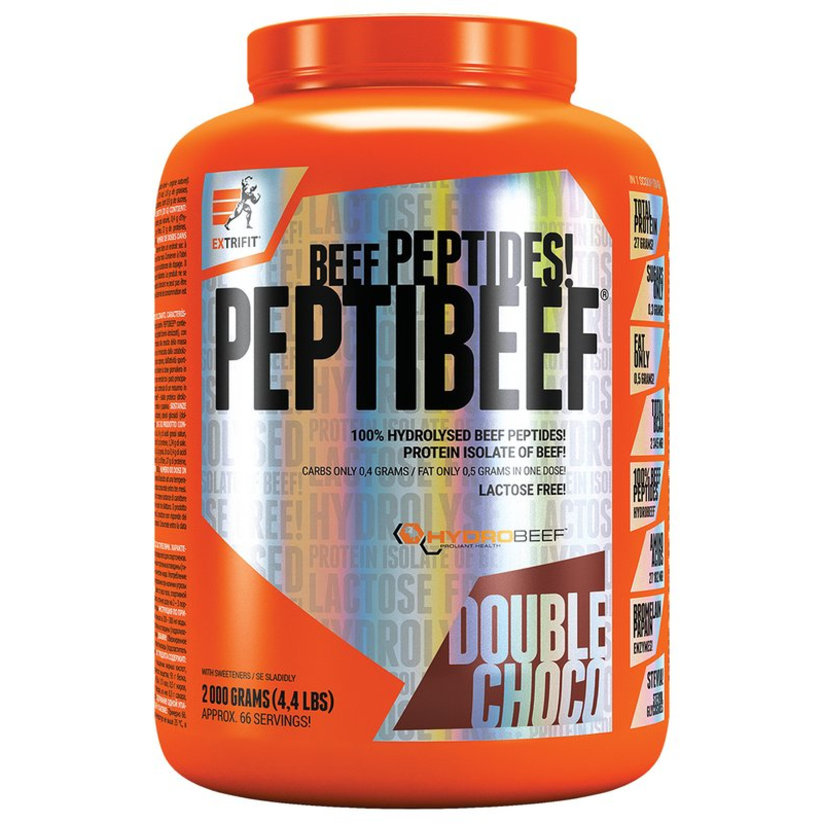 PeptiBeef - Extrifit 2000 g Double Choco · záber 1