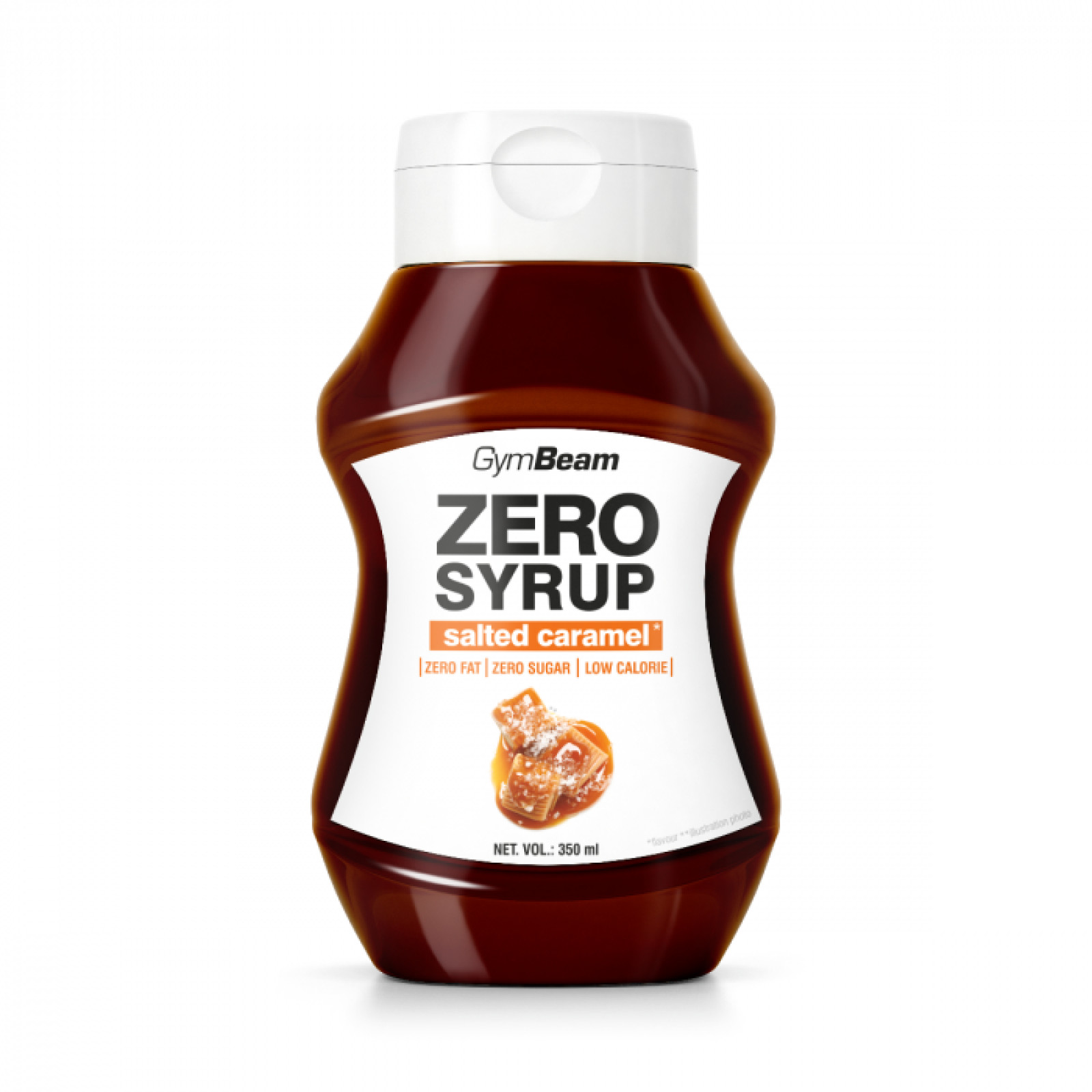 GymBeam ZERO SIRUP slaný karamel - Hmotnosť: 0,35 kg | Objem: 350 ml | Balenie: 6 · záber 1