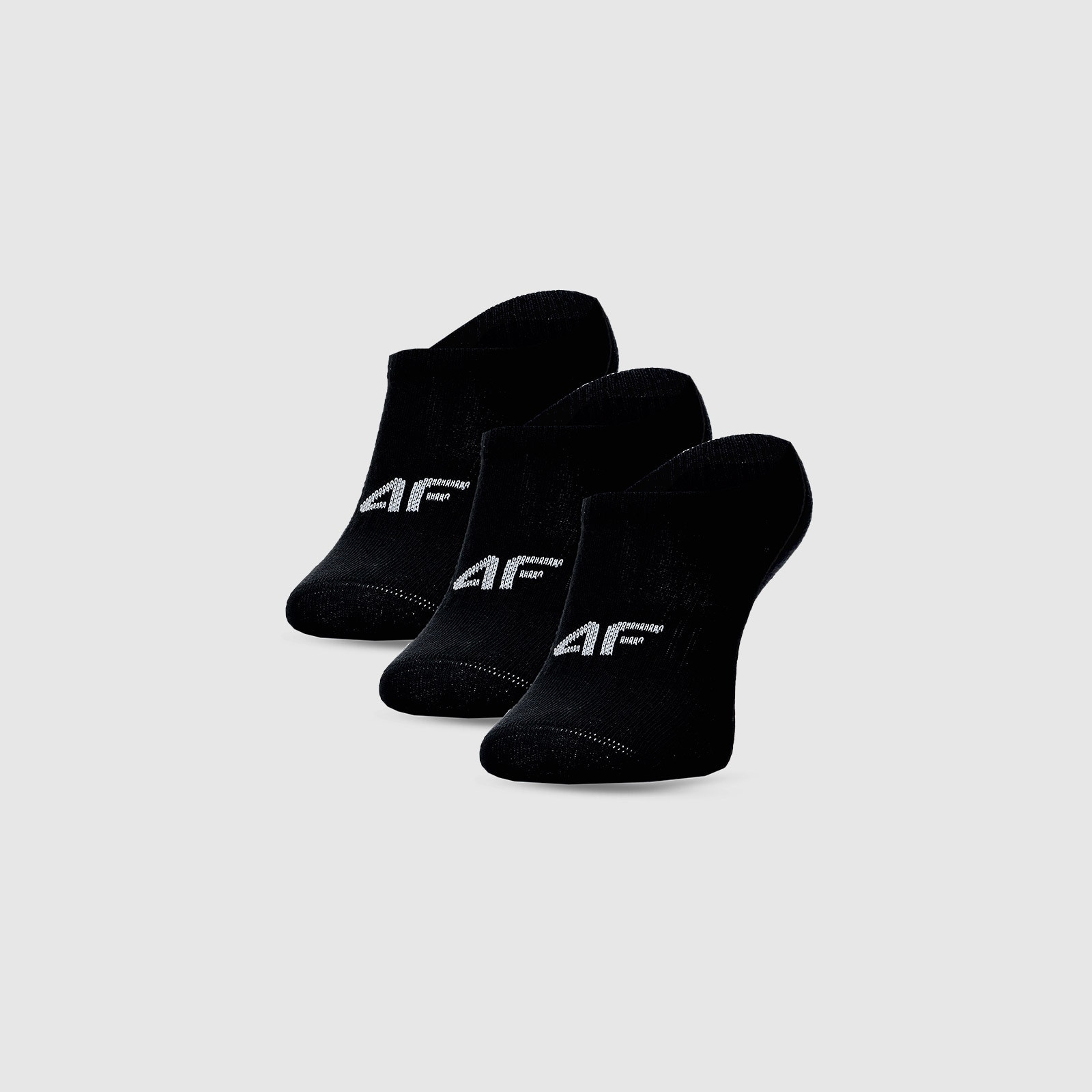 Chlapčenské casual ponožky pod členok (3-pack) - čierne · záber 1