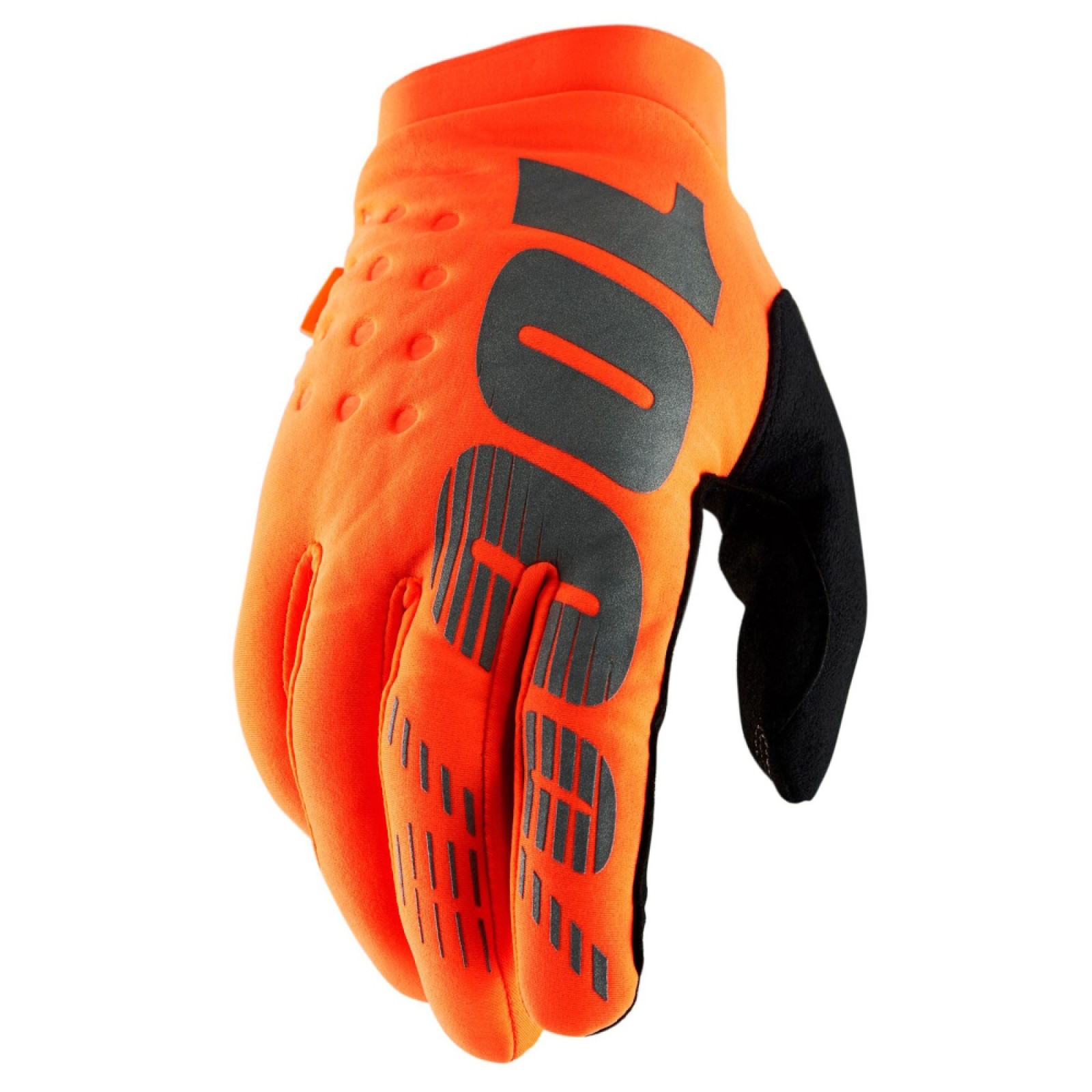 100% Brisker fluo oranžová/čierna M · záber 1