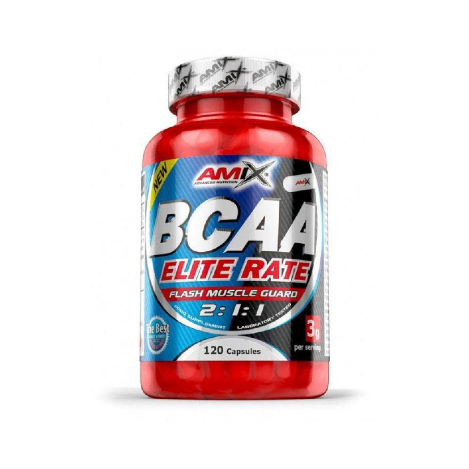 Amix BCAA Elite Rate bez príchute - Príchuť: Bez príchute | Hmotnosť: 0,128 kg | Balenie: 16 · záber 1
