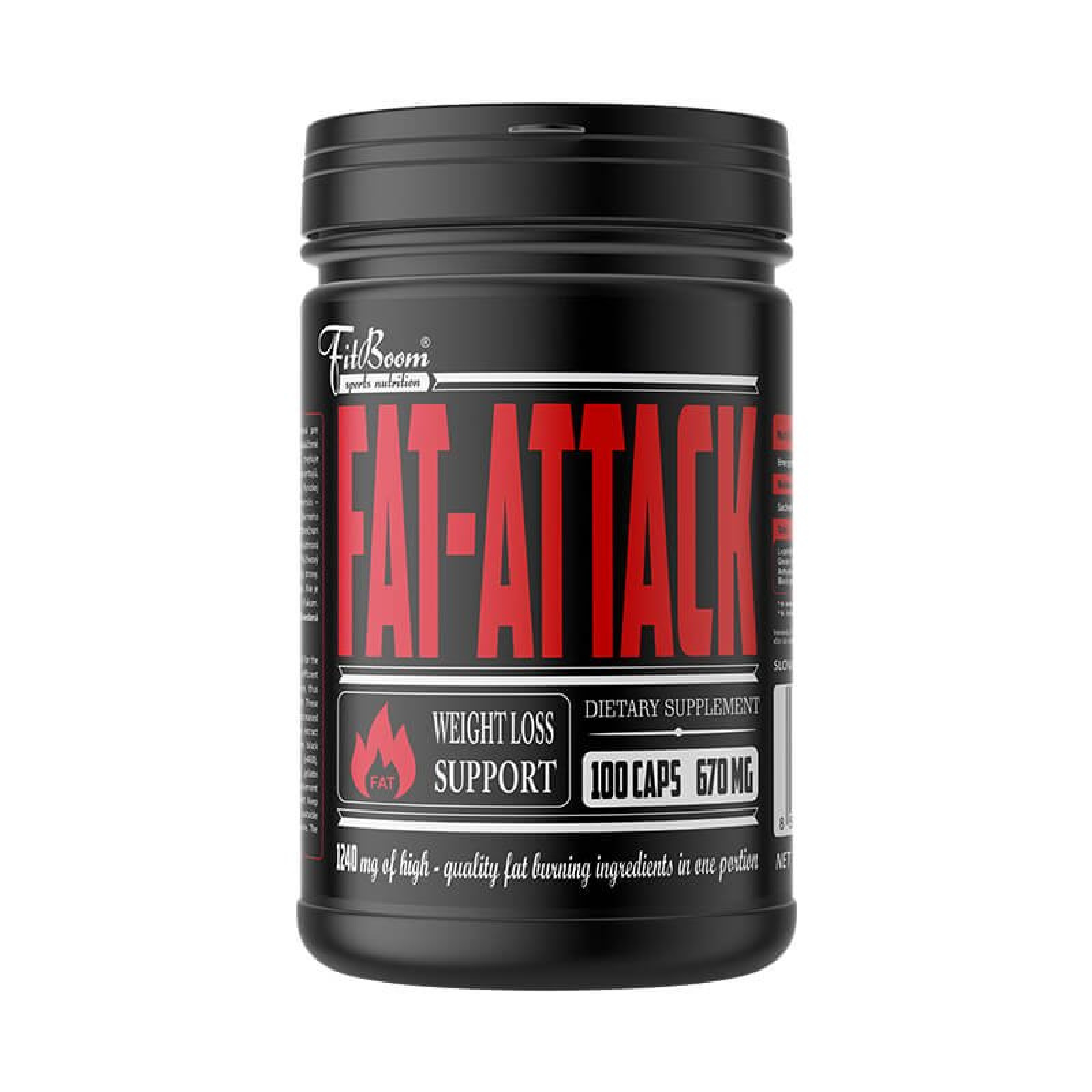 Fat Attack - FitBoom 100 kaps. · záber 1