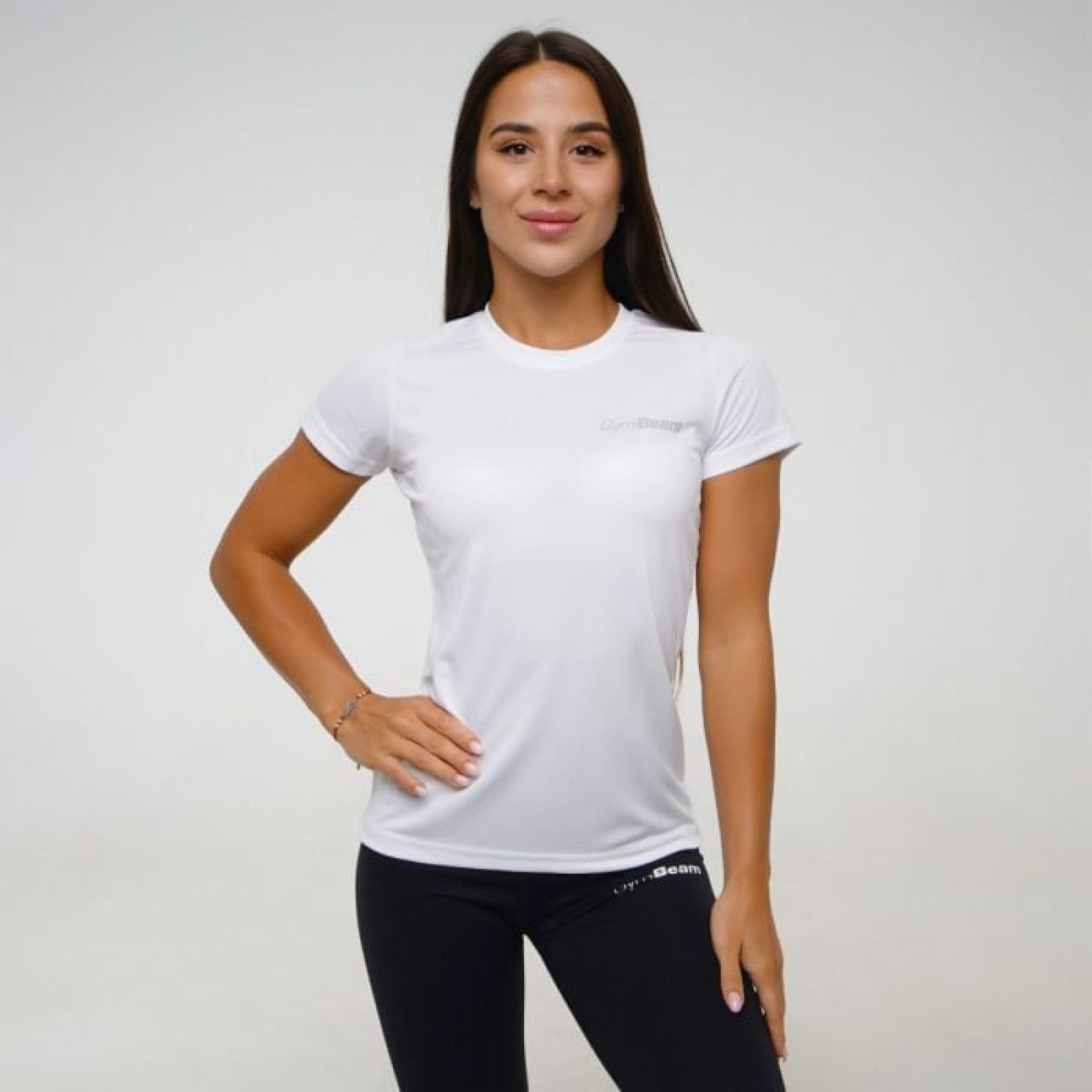 GymBeam Dámske tričko TRN White M · záber 1